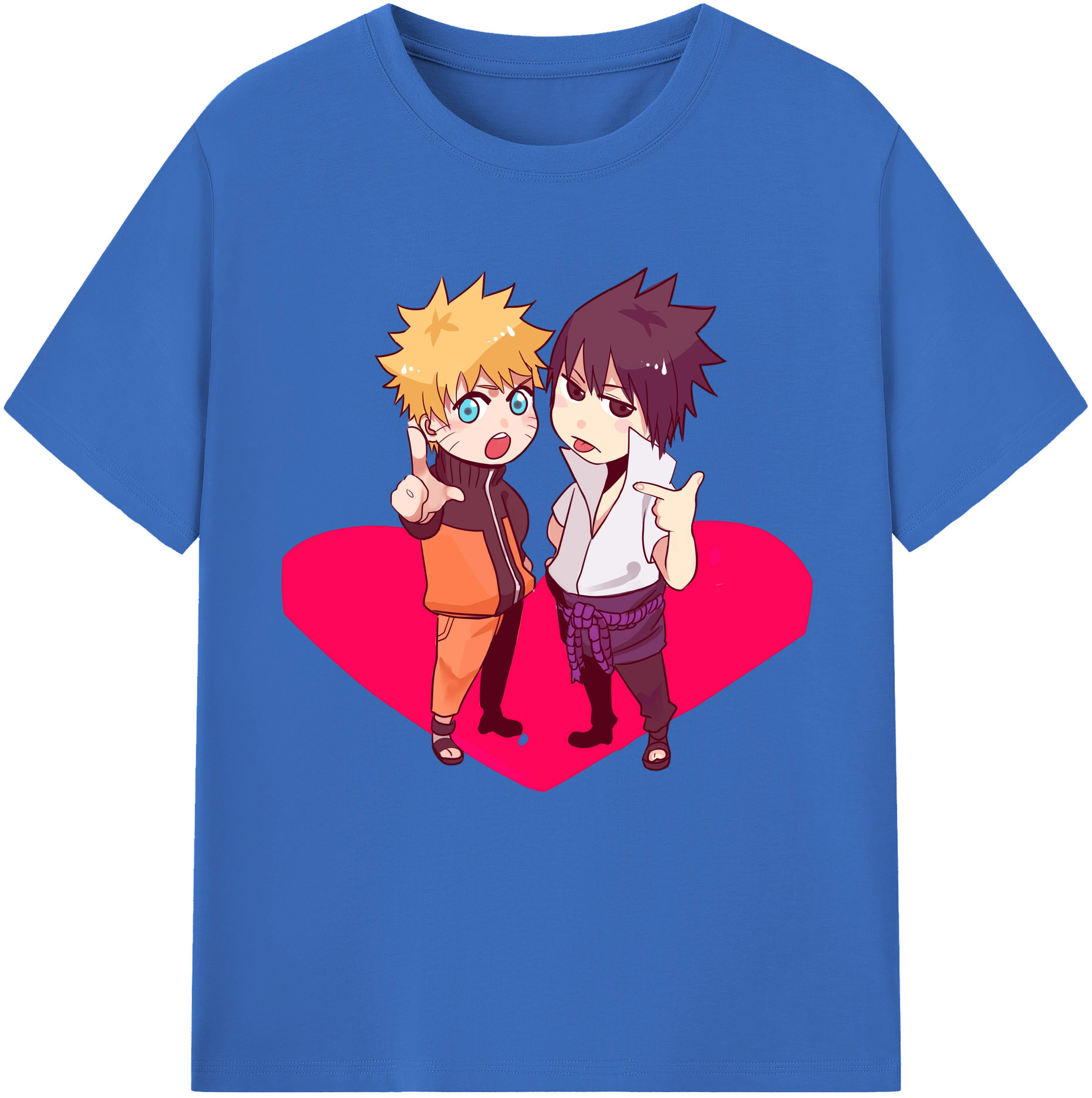 （画像用） NARUTO -ナルト- うずまき ナルト Uzumaki Naruto 綿100％半袖Tシャツ（フロントプリント）