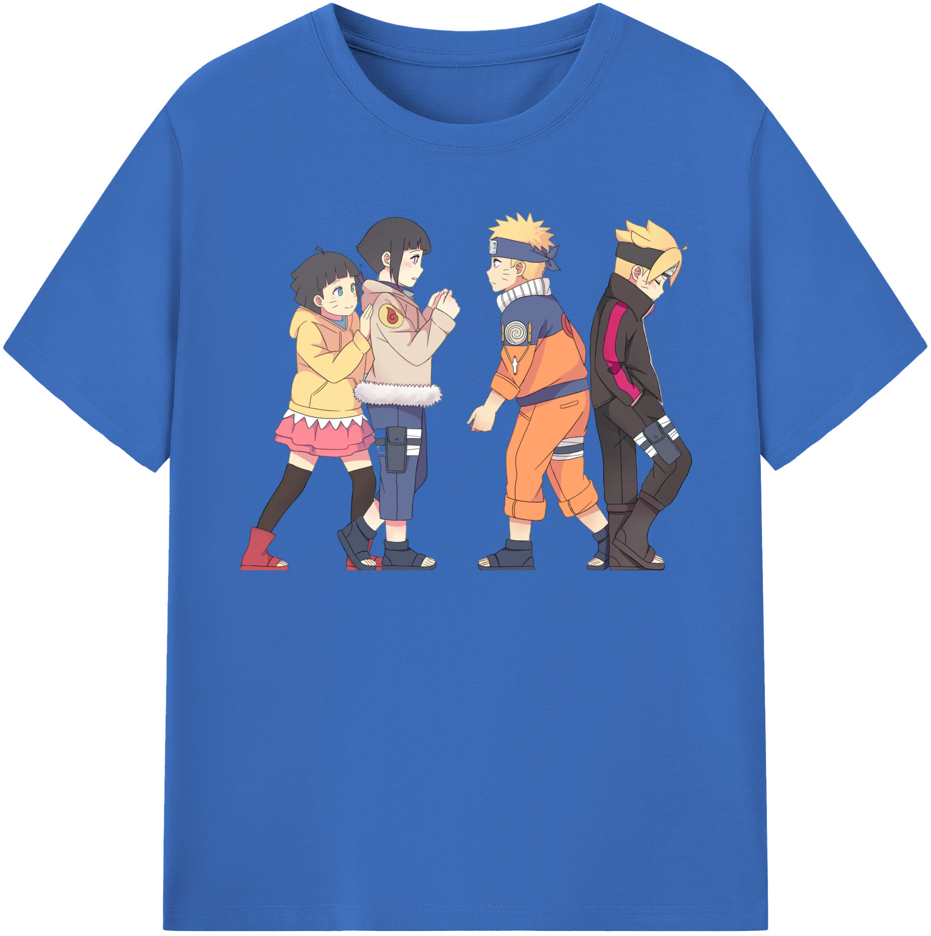 （画像用） NARUTO -ナルト- うずまき ナルト Uzumaki Naruto 綿100％半袖Tシャツ（フロントプリント）