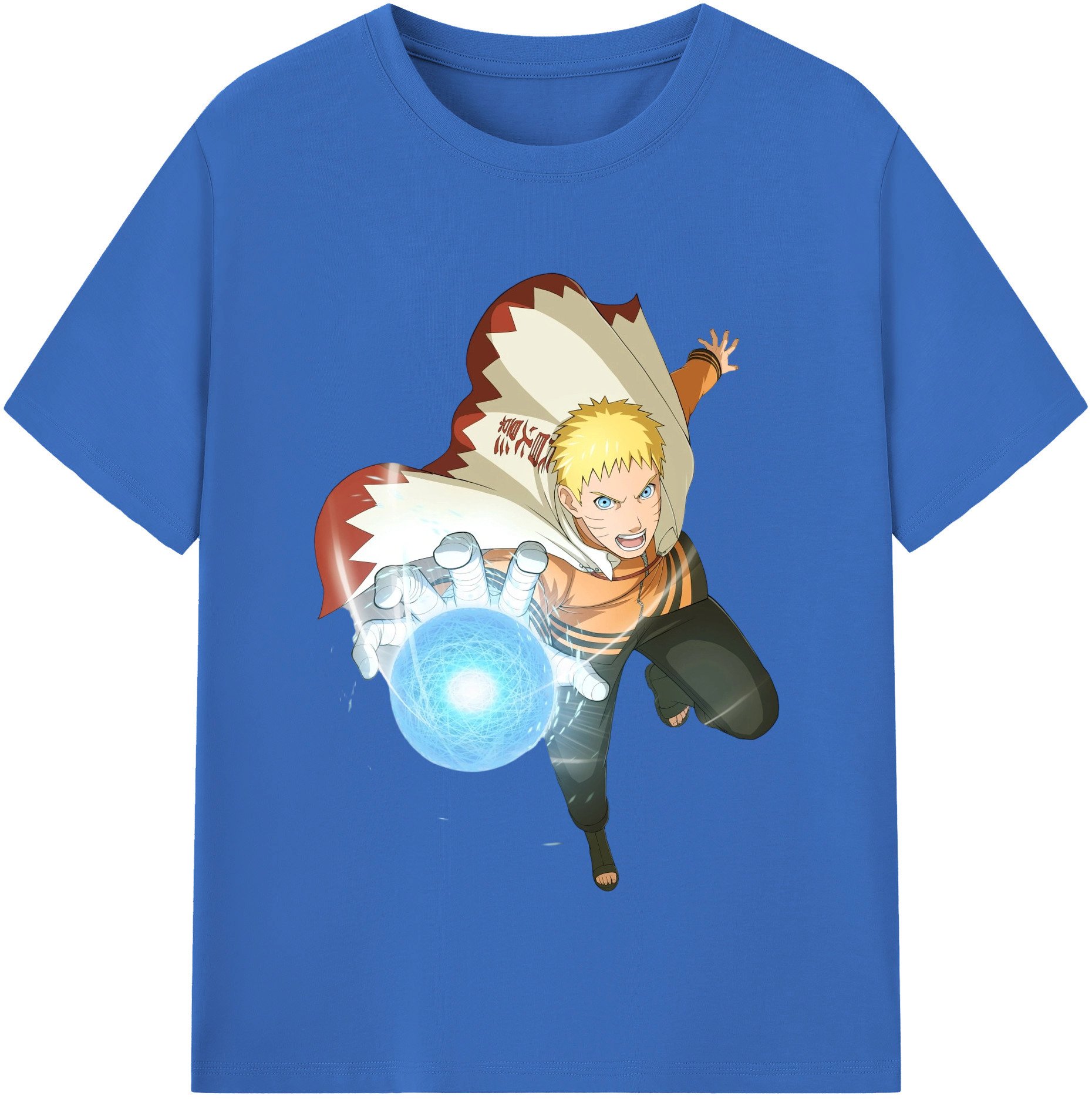 （画像用） NARUTO -ナルト- うずまき ナルト Uzumaki Naruto 綿100％半袖Tシャツ（フロントプリント）