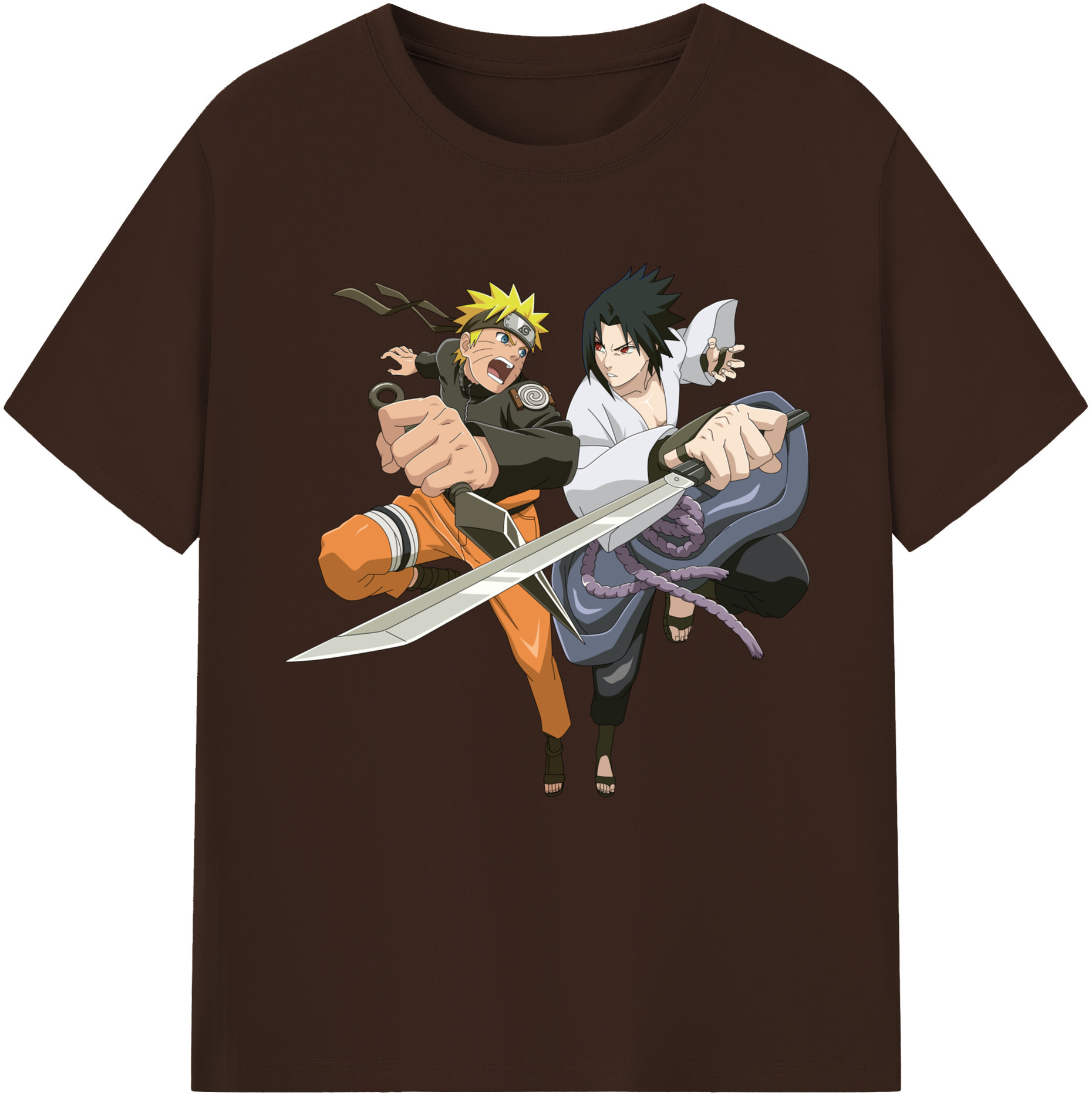 （画像用） NARUTO -ナルト- うずまき ナルト Uzumaki Naruto 綿100％半袖Tシャツ（フロントプリント）