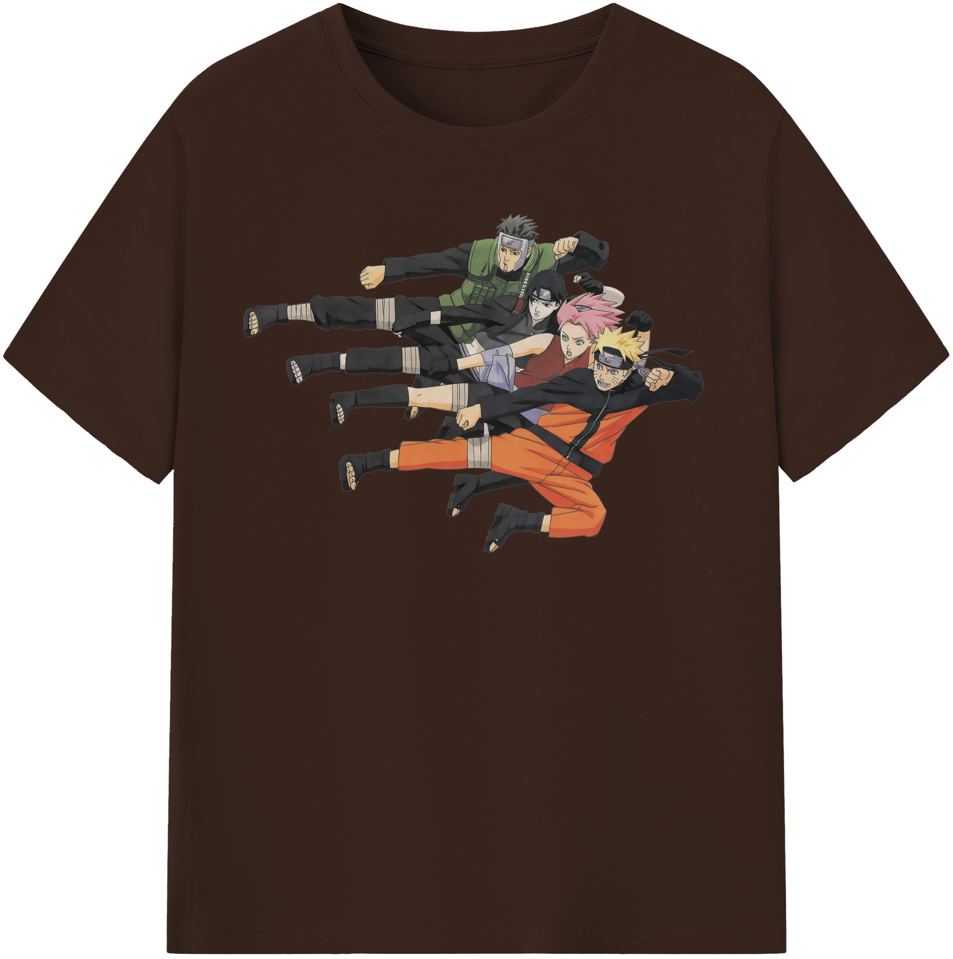 （画像用） NARUTO -ナルト- うずまき ナルト Uzumaki Naruto 綿100％半袖Tシャツ（フロントプリント）