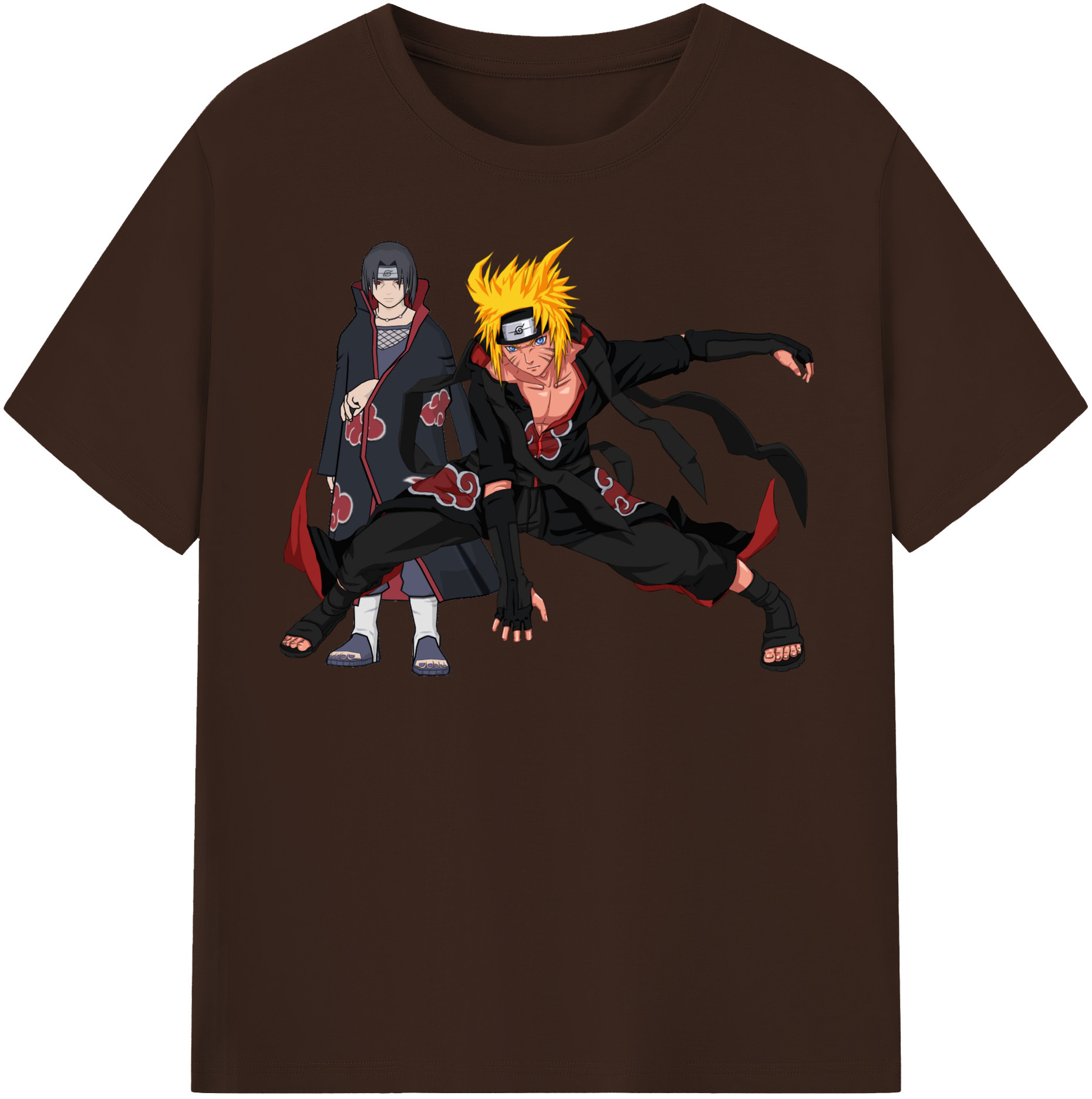 （画像用） NARUTO -ナルト- うずまき ナルト Uzumaki Naruto 綿100％半袖Tシャツ（フロントプリント）