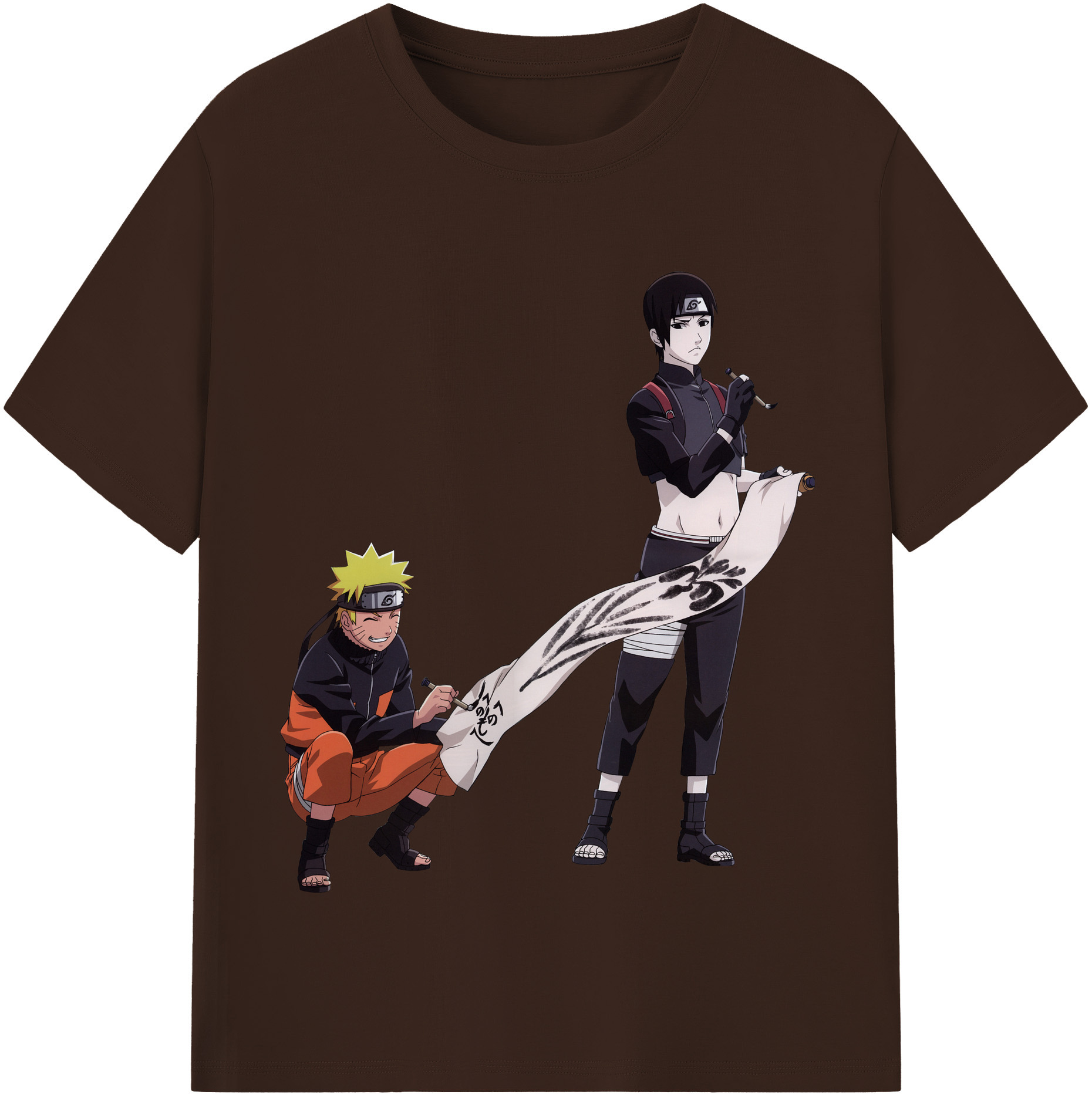 （画像用） NARUTO -ナルト- うずまき ナルト Uzumaki Naruto 綿100％半袖Tシャツ（フロントプリント）