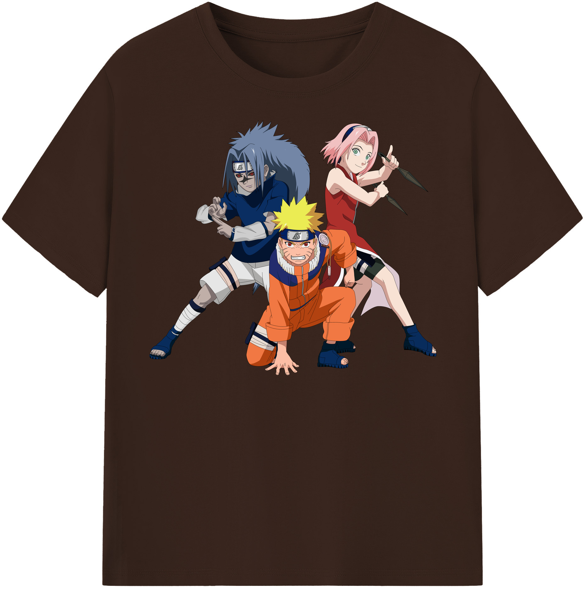 （画像用） NARUTO -ナルト- うずまき ナルト Uzumaki Naruto 綿100％半袖Tシャツ（フロントプリント）