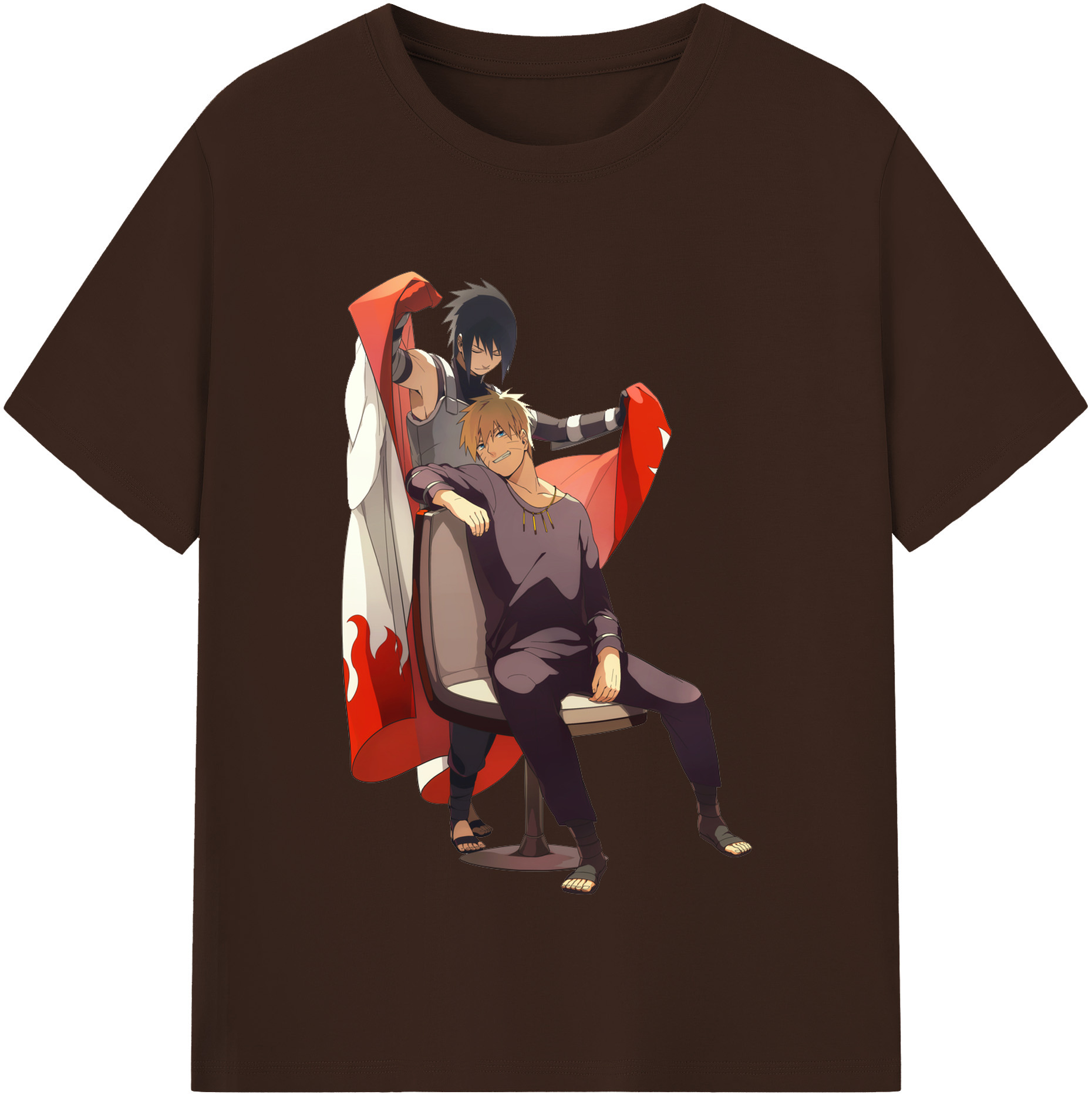 （画像用） NARUTO -ナルト- うずまき ナルト Uzumaki Naruto 綿100％半袖Tシャツ（フロントプリント）