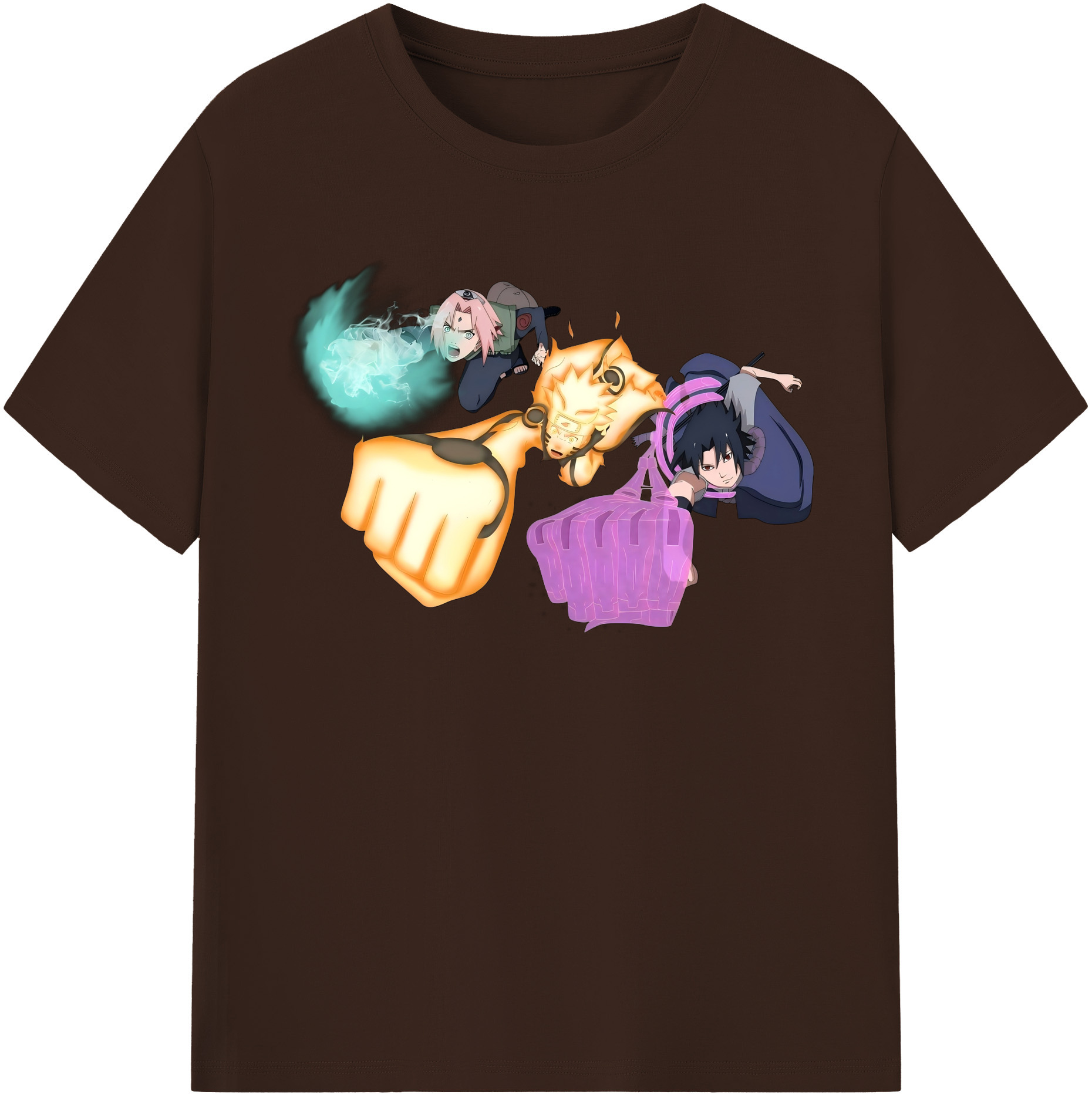 （画像用） NARUTO -ナルト- うずまき ナルト Uzumaki Naruto 綿100％半袖Tシャツ（フロントプリント）