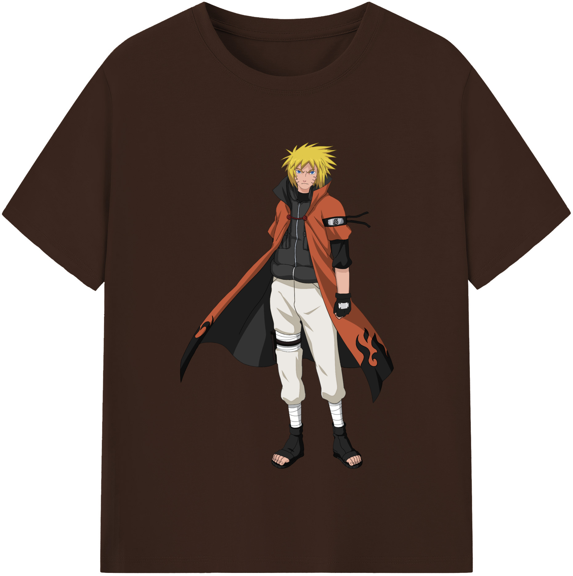 （画像用） NARUTO -ナルト- うずまき ナルト Uzumaki Naruto 綿100％半袖Tシャツ（フロントプリント）