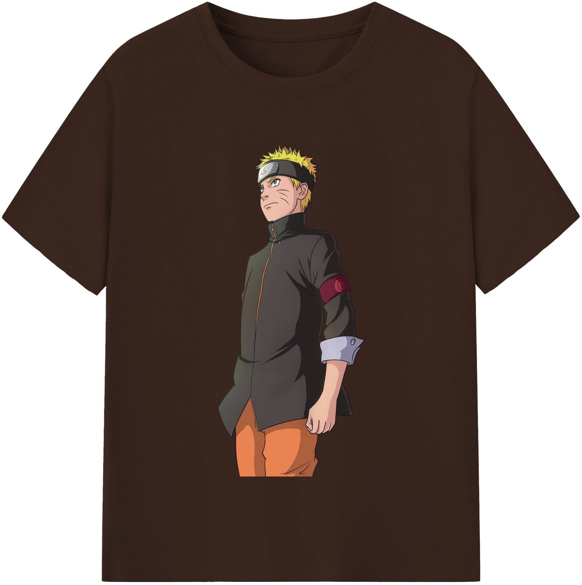 （画像用） NARUTO -ナルト- うずまき ナルト Uzumaki Naruto 綿100％半袖Tシャツ（フロントプリント）