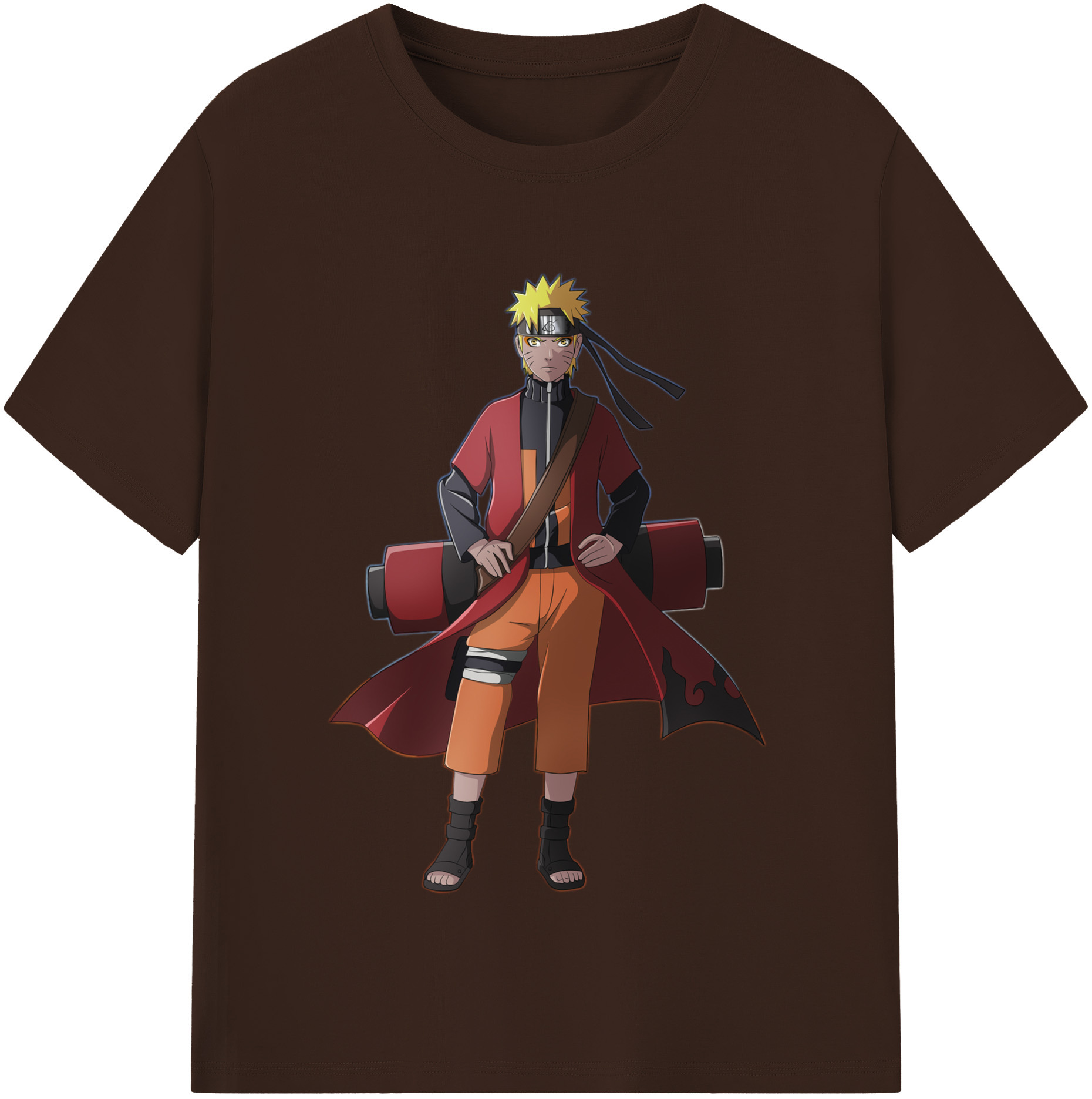（画像用） NARUTO -ナルト- うずまき ナルト Uzumaki Naruto 綿100％半袖Tシャツ（フロントプリント）