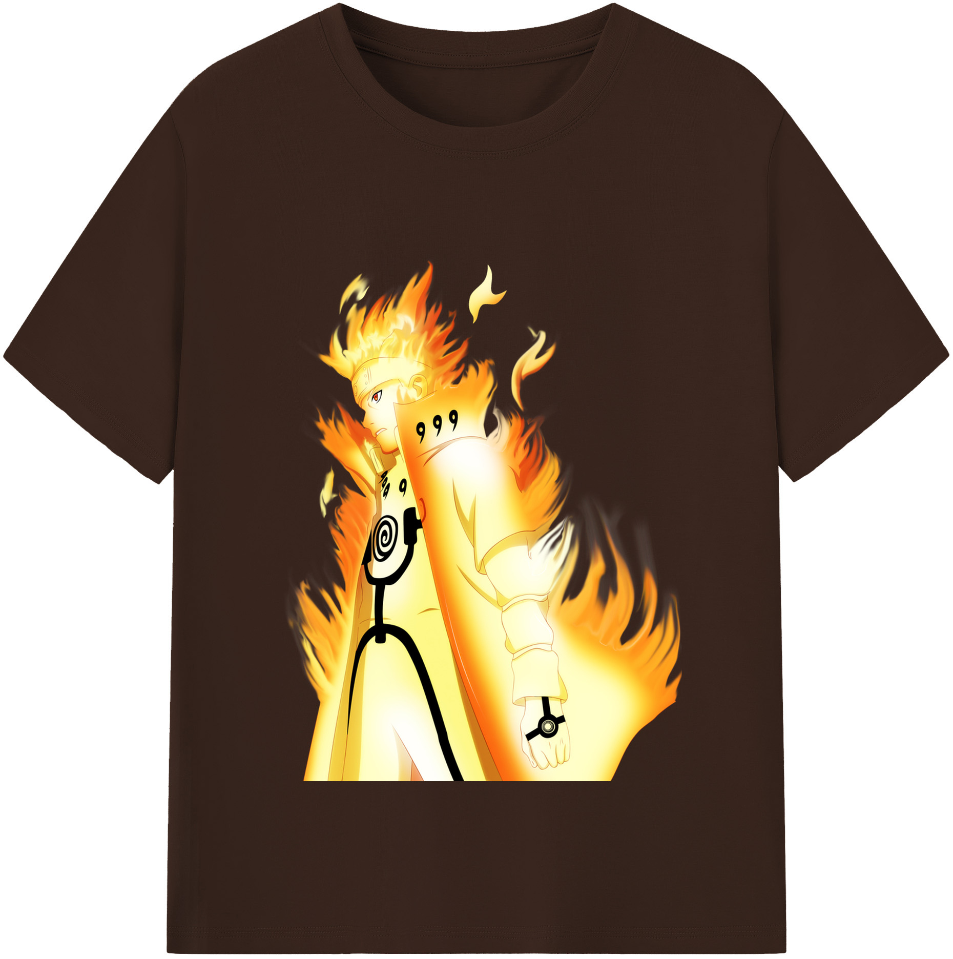 （画像用） NARUTO -ナルト- うずまき ナルト Uzumaki Naruto 綿100％半袖Tシャツ（フロントプリント）