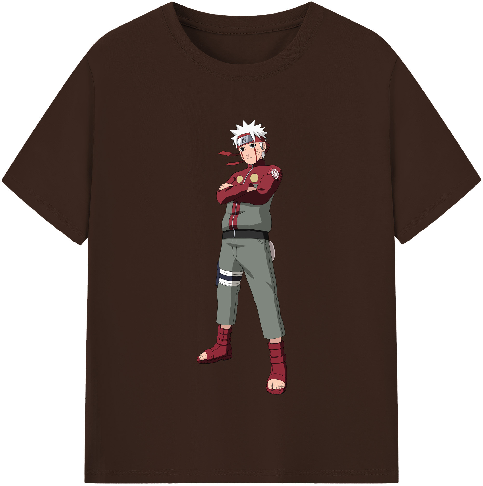 （画像用） NARUTO -ナルト- うずまき ナルト Uzumaki Naruto 綿100％半袖Tシャツ（フロントプリント）