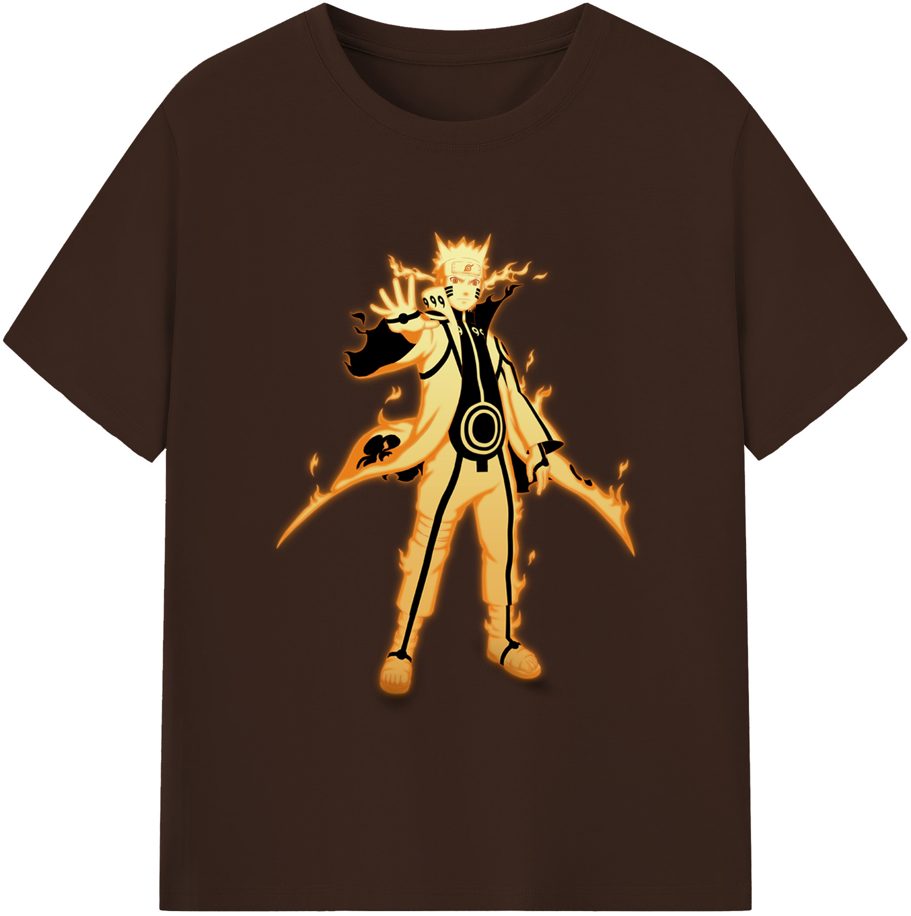 （画像用） NARUTO -ナルト- うずまき ナルト Uzumaki Naruto 綿100％半袖Tシャツ（フロントプリント）