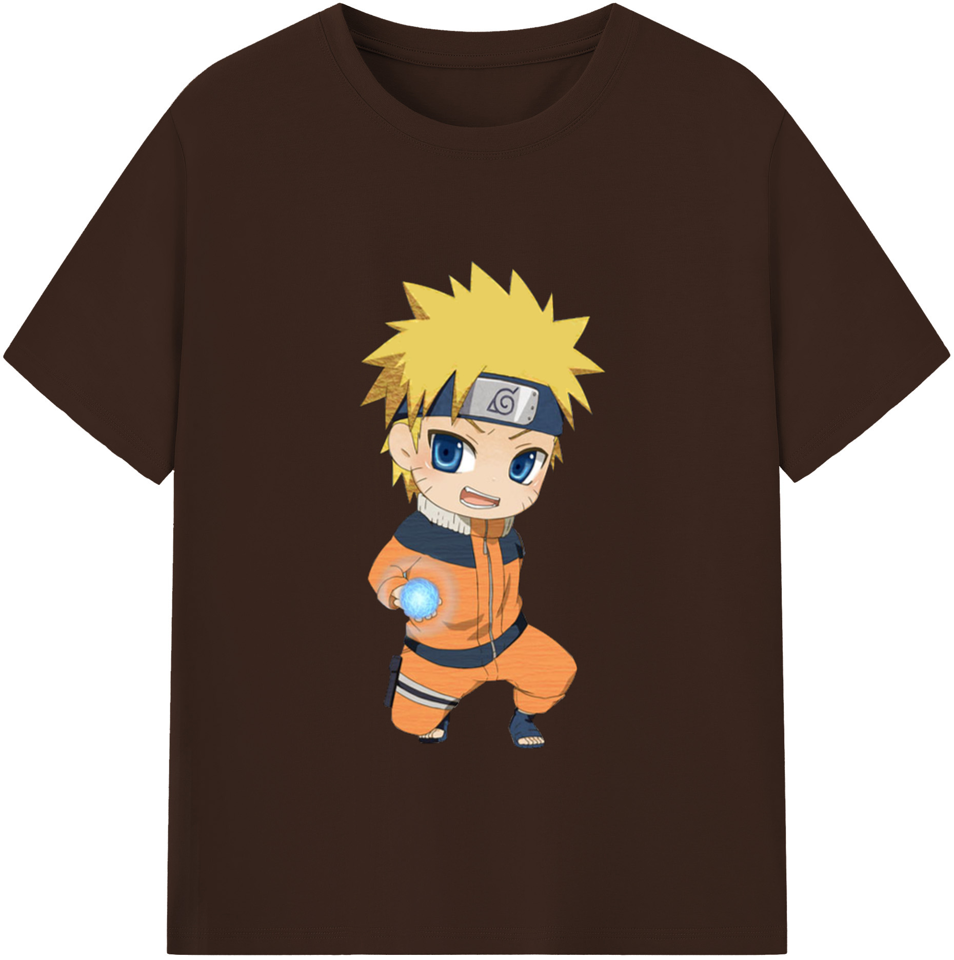 （画像用） NARUTO -ナルト- うずまき ナルト Uzumaki Naruto 綿100％半袖Tシャツ（フロントプリント）