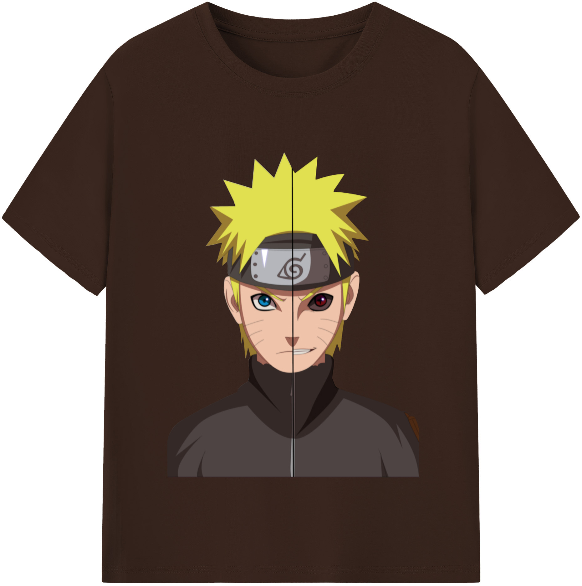 （画像用） NARUTO -ナルト- うずまき ナルト Uzumaki Naruto 綿100％半袖Tシャツ（フロントプリント）