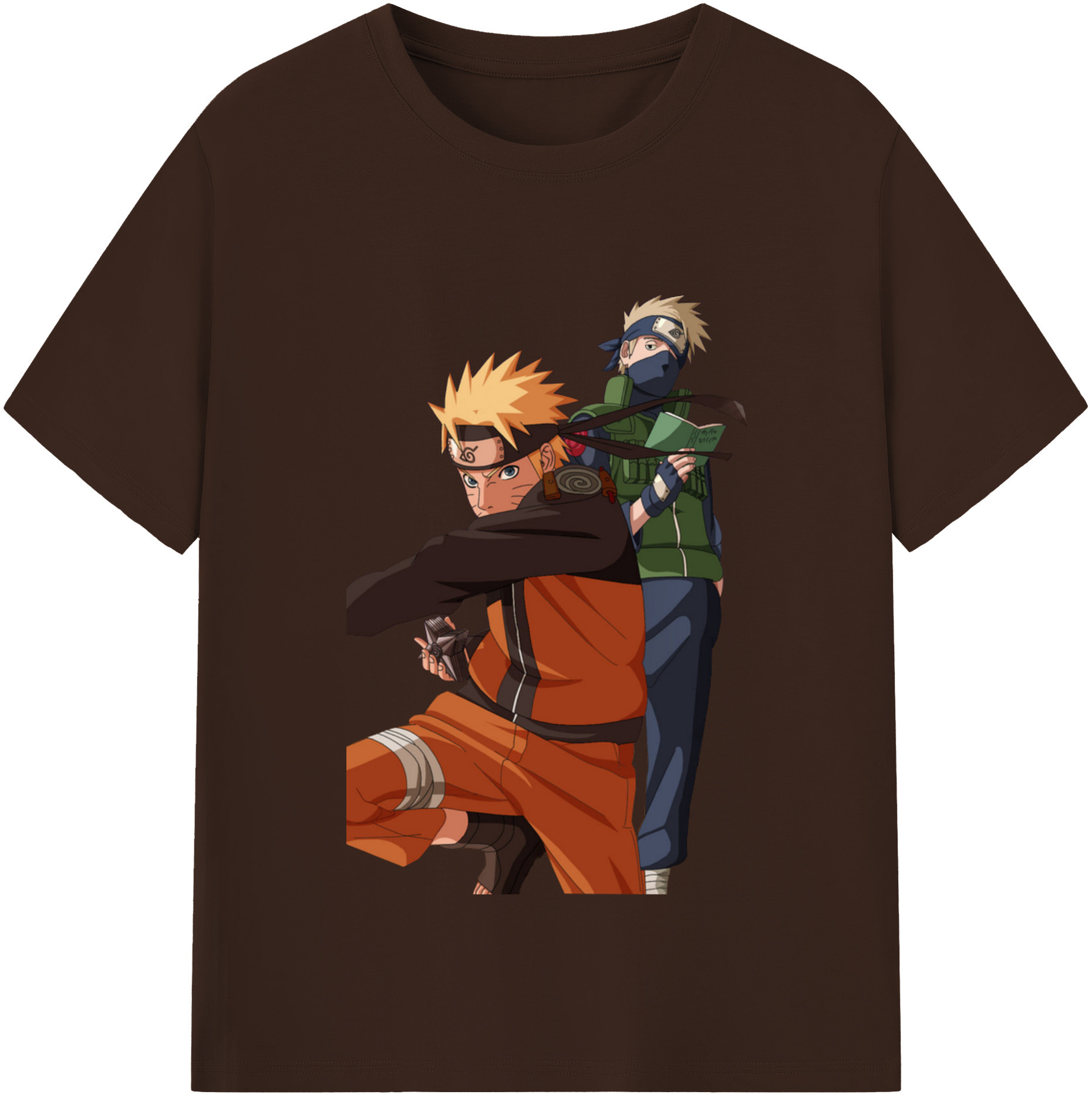 （画像用） NARUTO -ナルト- うずまき ナルト Uzumaki Naruto 綿100％半袖Tシャツ（フロントプリント）