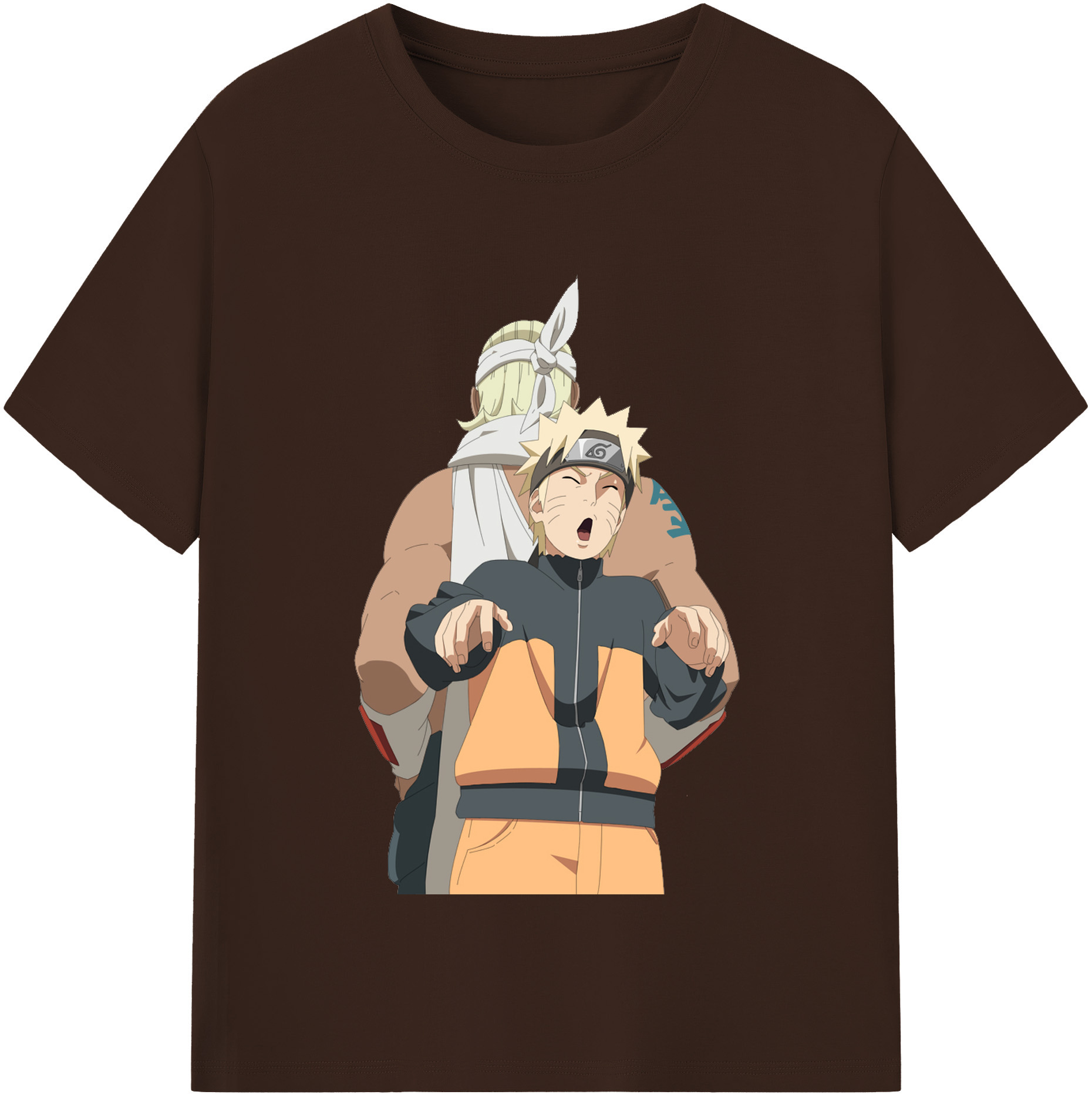 （画像用） NARUTO -ナルト- うずまき ナルト Uzumaki Naruto 綿100％半袖Tシャツ（フロントプリント）