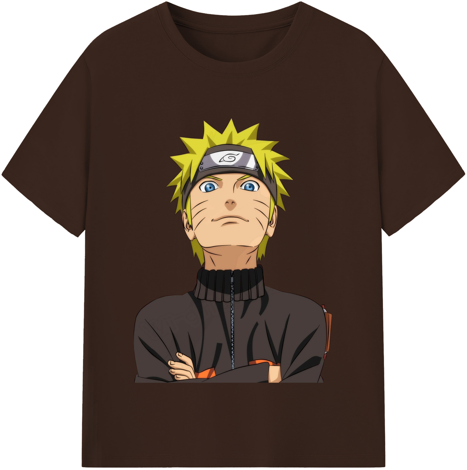 （画像用） NARUTO -ナルト- うずまき ナルト Uzumaki Naruto 綿100％半袖Tシャツ（フロントプリント）