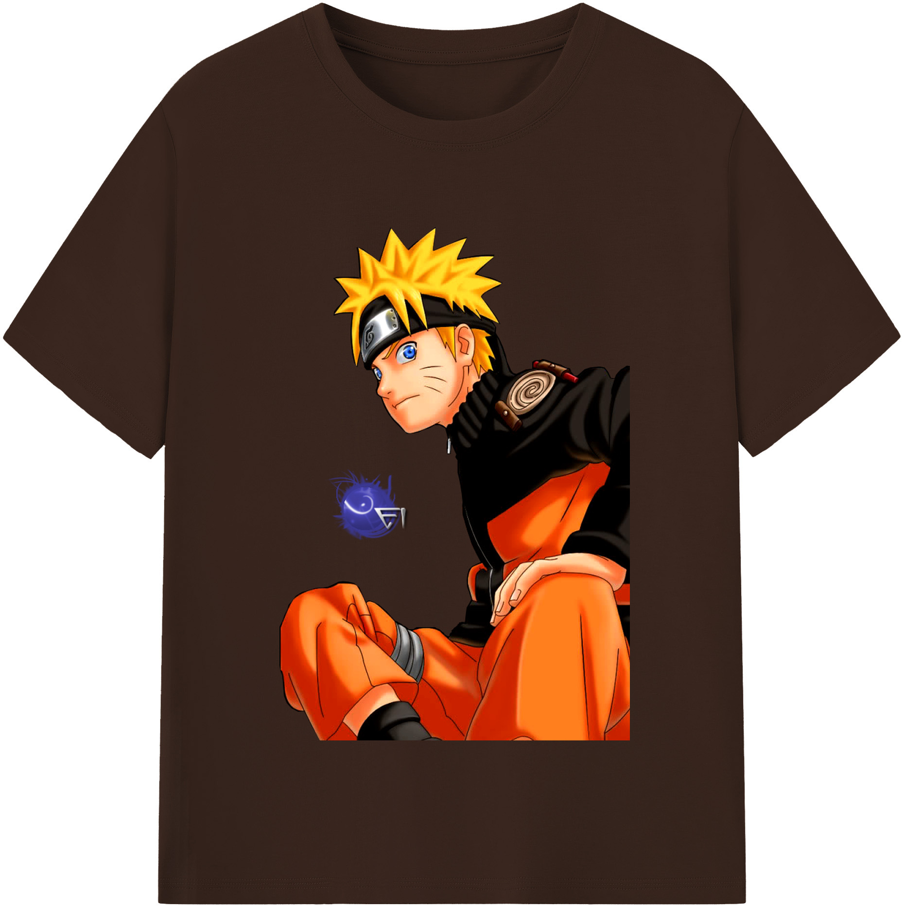 （画像用） NARUTO -ナルト- うずまき ナルト Uzumaki Naruto 綿100％半袖Tシャツ（フロントプリント）
