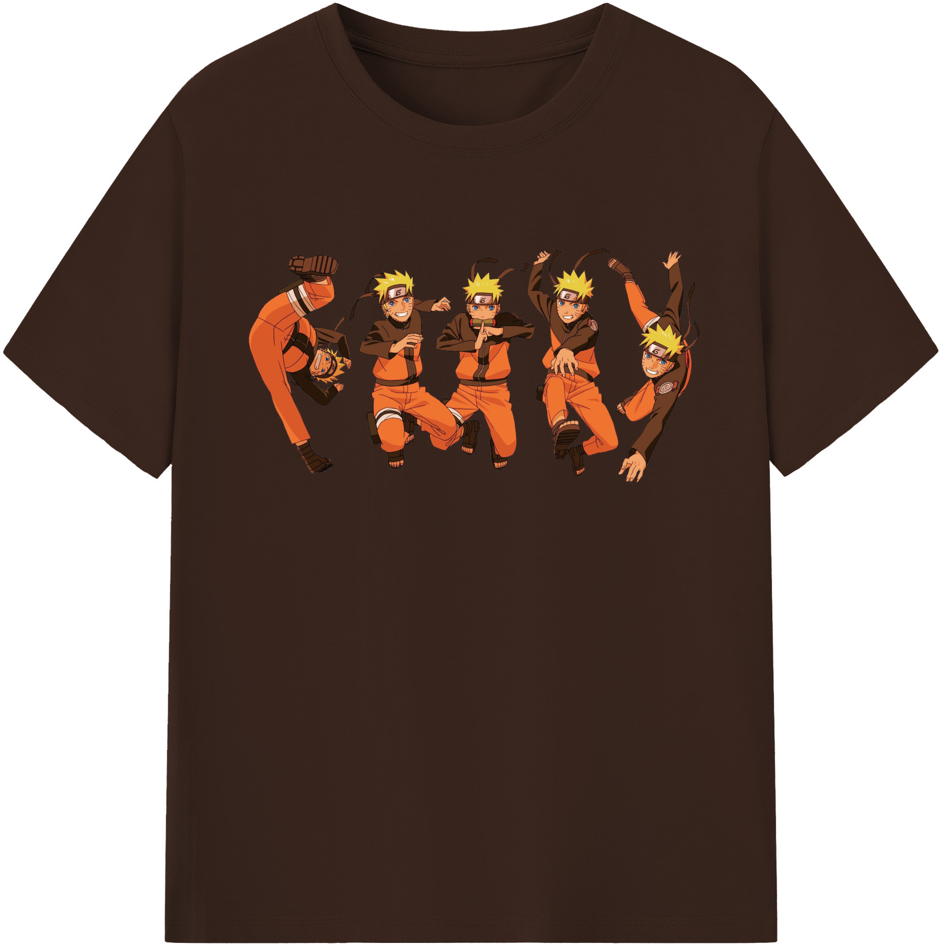 （画像用） NARUTO -ナルト- うずまき ナルト Uzumaki Naruto 綿100％半袖Tシャツ（フロントプリント）