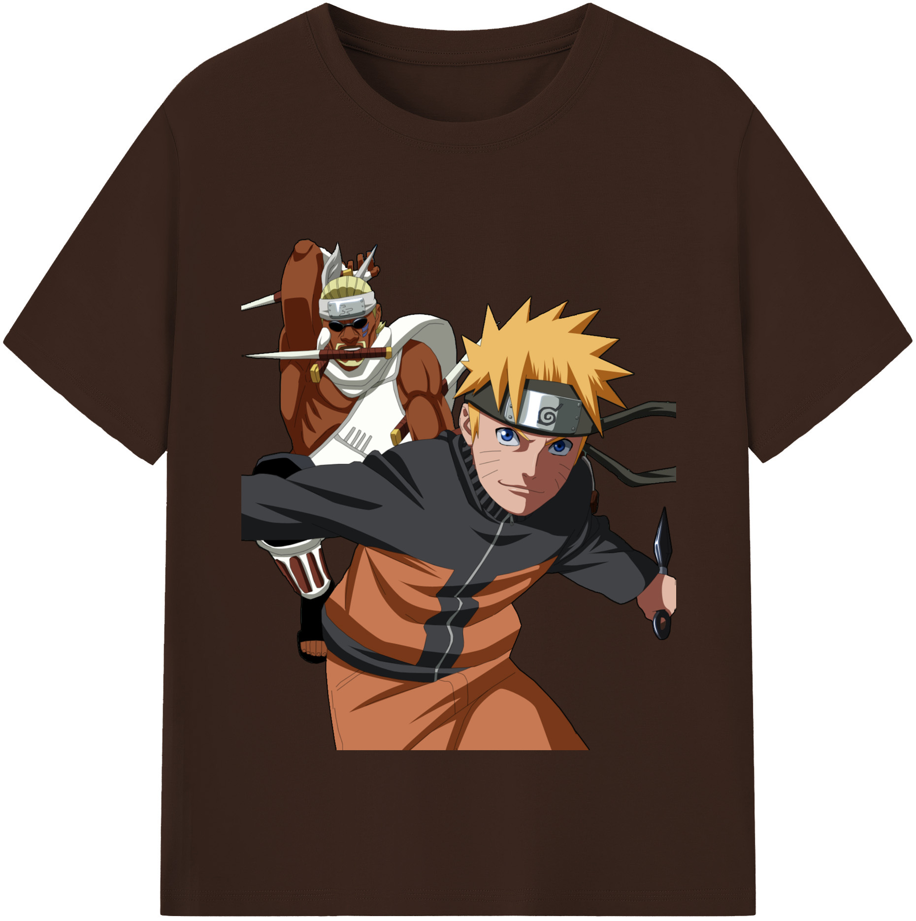 （画像用） NARUTO -ナルト- うずまき ナルト Uzumaki Naruto 綿100％半袖Tシャツ（フロントプリント）