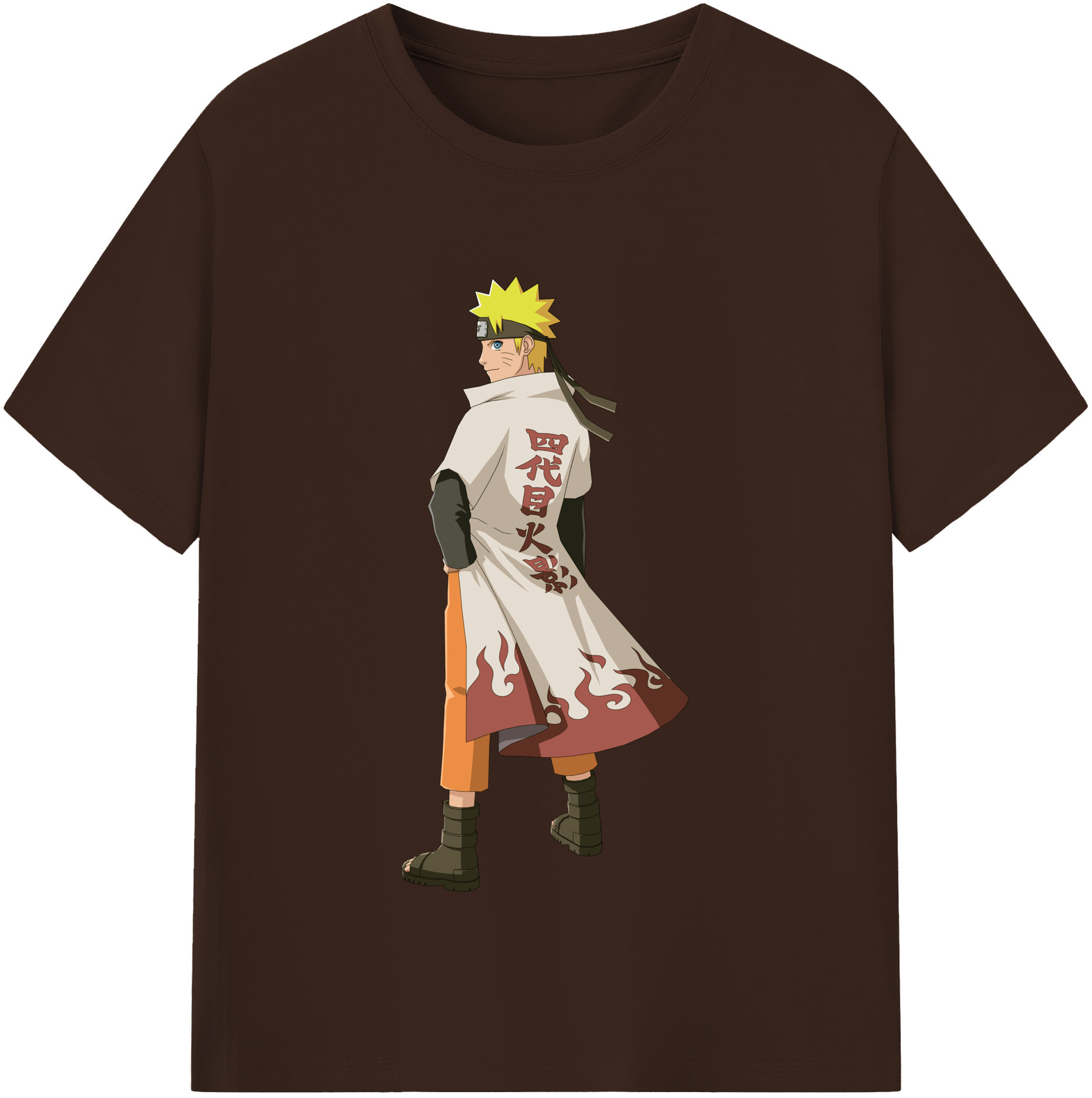 （画像用） NARUTO -ナルト- うずまき ナルト Uzumaki Naruto 綿100％半袖Tシャツ（フロントプリント）