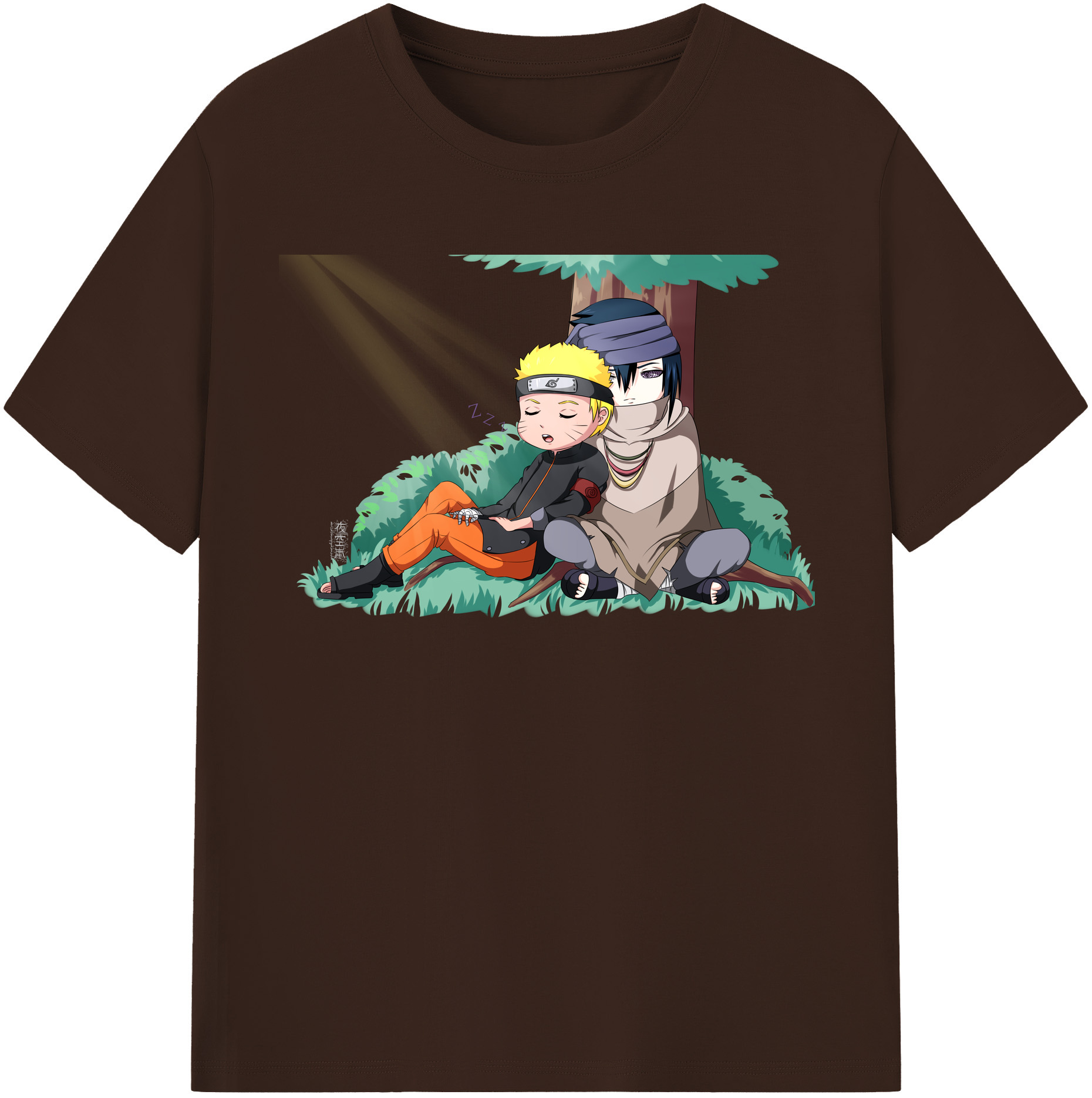 （画像用） NARUTO -ナルト- うずまき ナルト Uzumaki Naruto 綿100％半袖Tシャツ（フロントプリント）