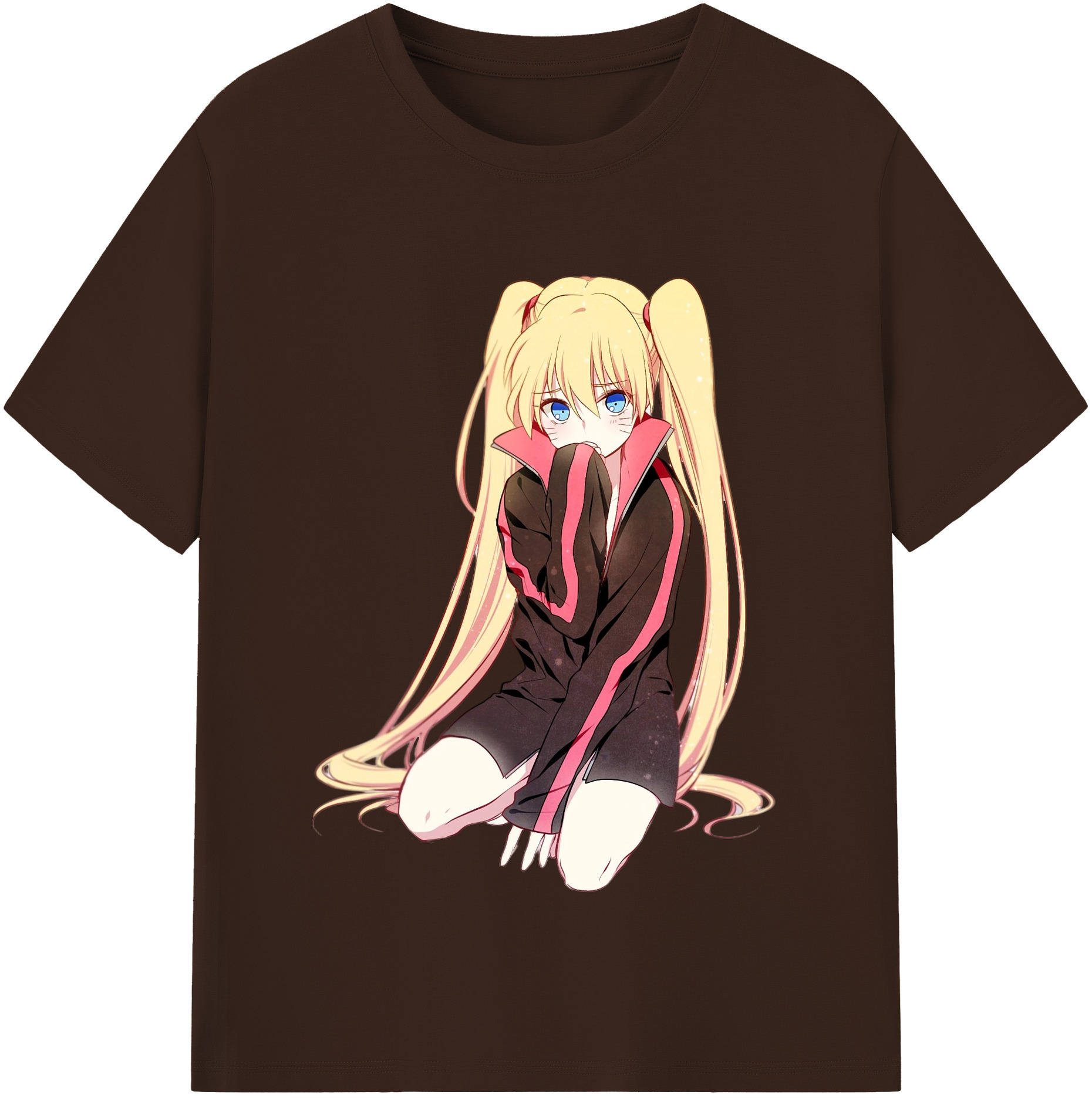 （画像用） NARUTO -ナルト- うずまき ナルト Uzumaki Naruto 綿100％半袖Tシャツ（フロントプリント）