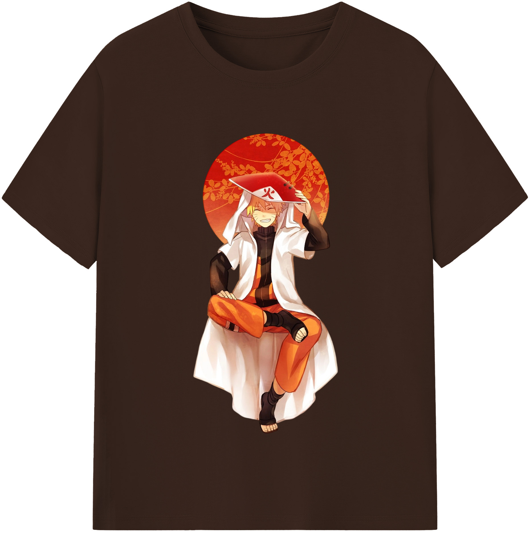 （画像用） NARUTO -ナルト- うずまき ナルト Uzumaki Naruto 綿100％半袖Tシャツ（フロントプリント）