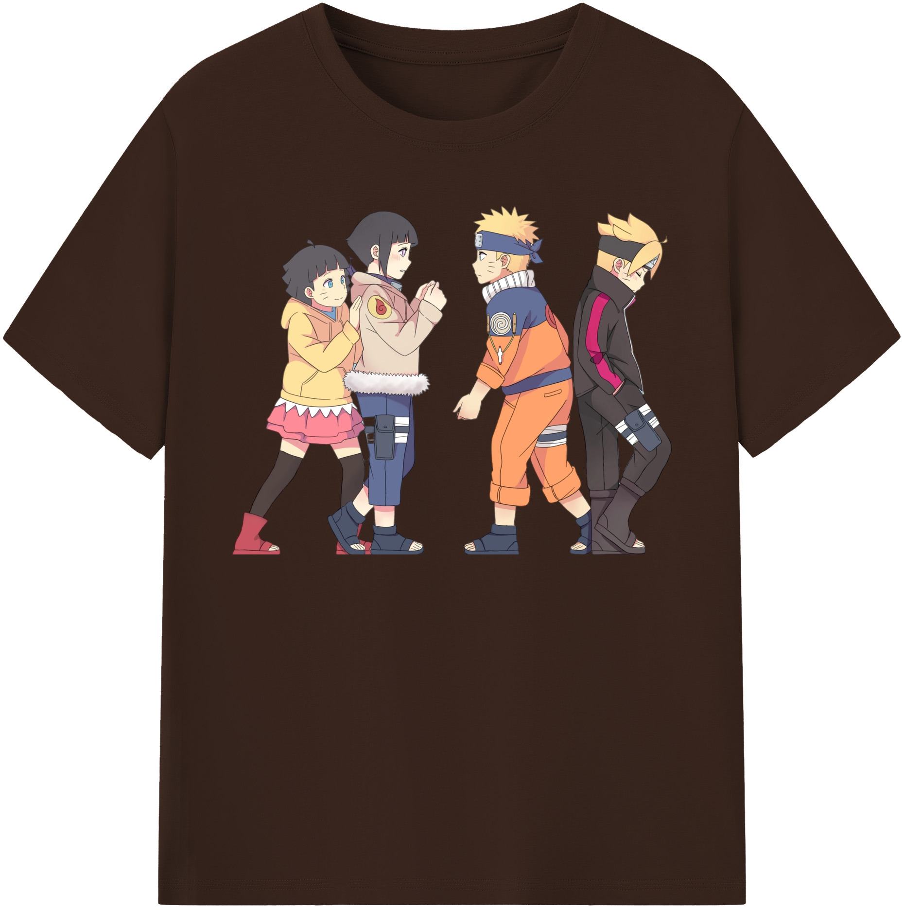 （画像用） NARUTO -ナルト- うずまき ナルト Uzumaki Naruto 綿100％半袖Tシャツ（フロントプリント）