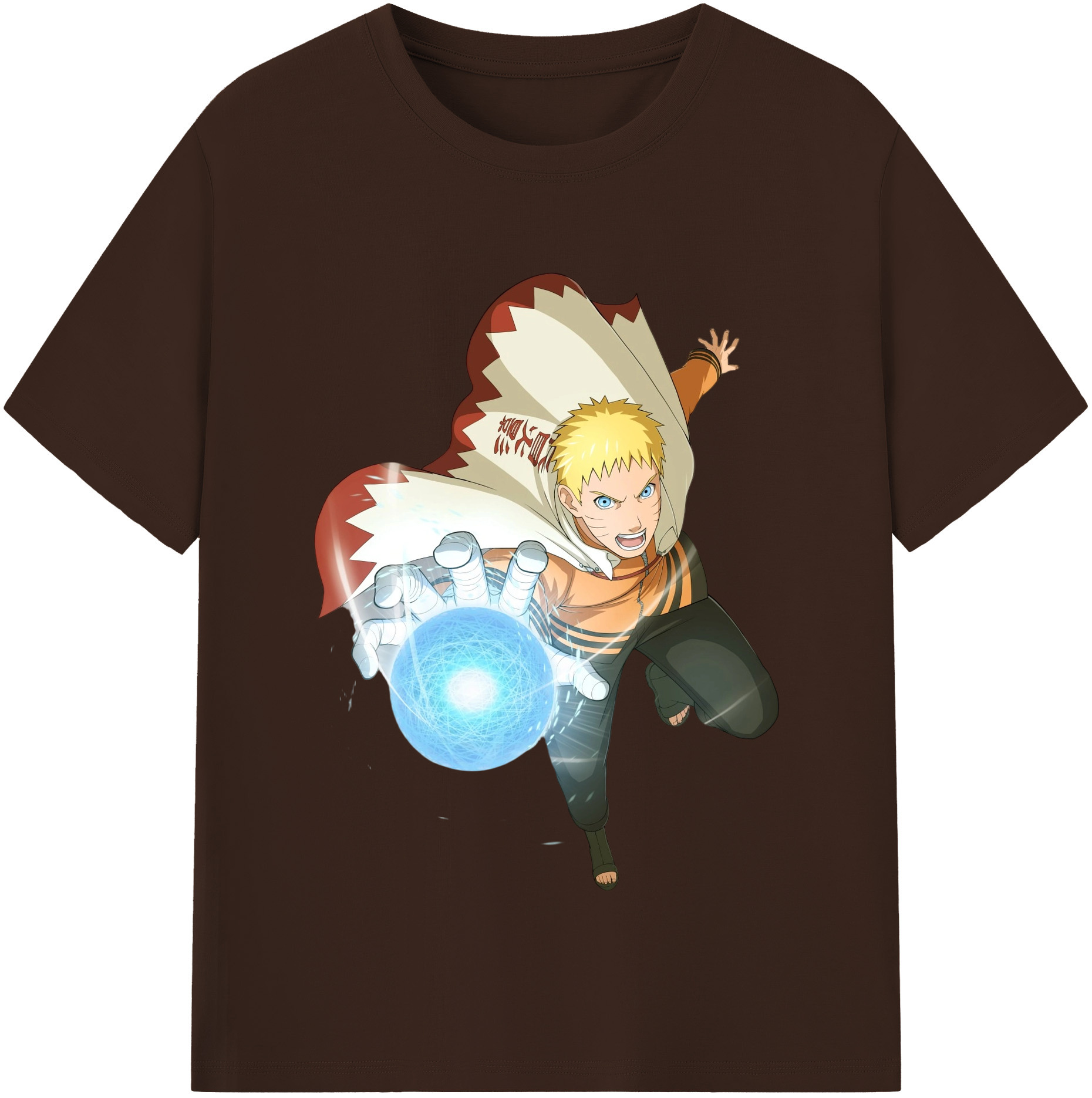 （画像用） NARUTO -ナルト- うずまき ナルト Uzumaki Naruto 綿100％半袖Tシャツ（フロントプリント）
