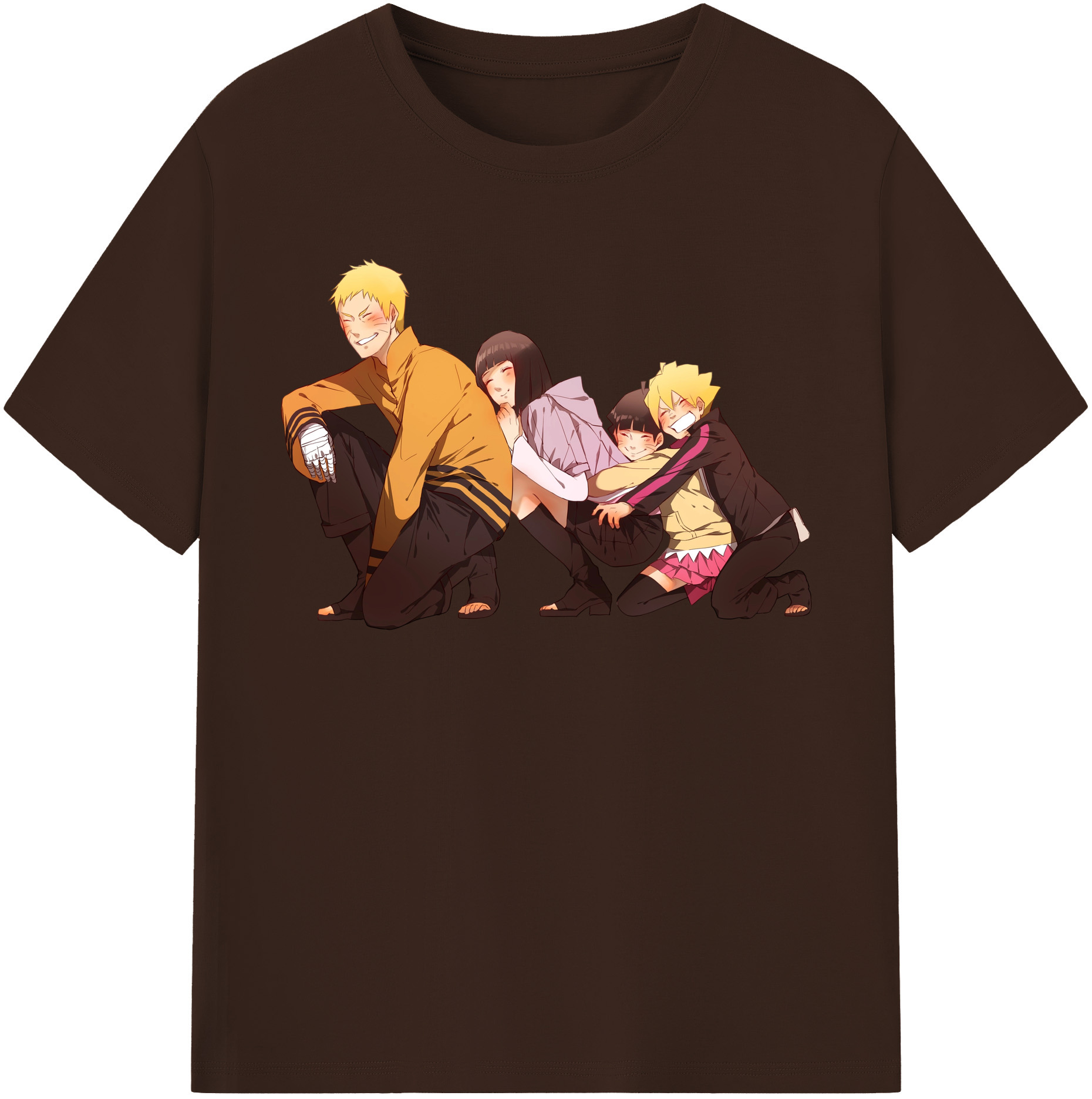 （画像用） NARUTO -ナルト- うずまき ナルト Uzumaki Naruto 綿100％半袖Tシャツ（フロントプリント）