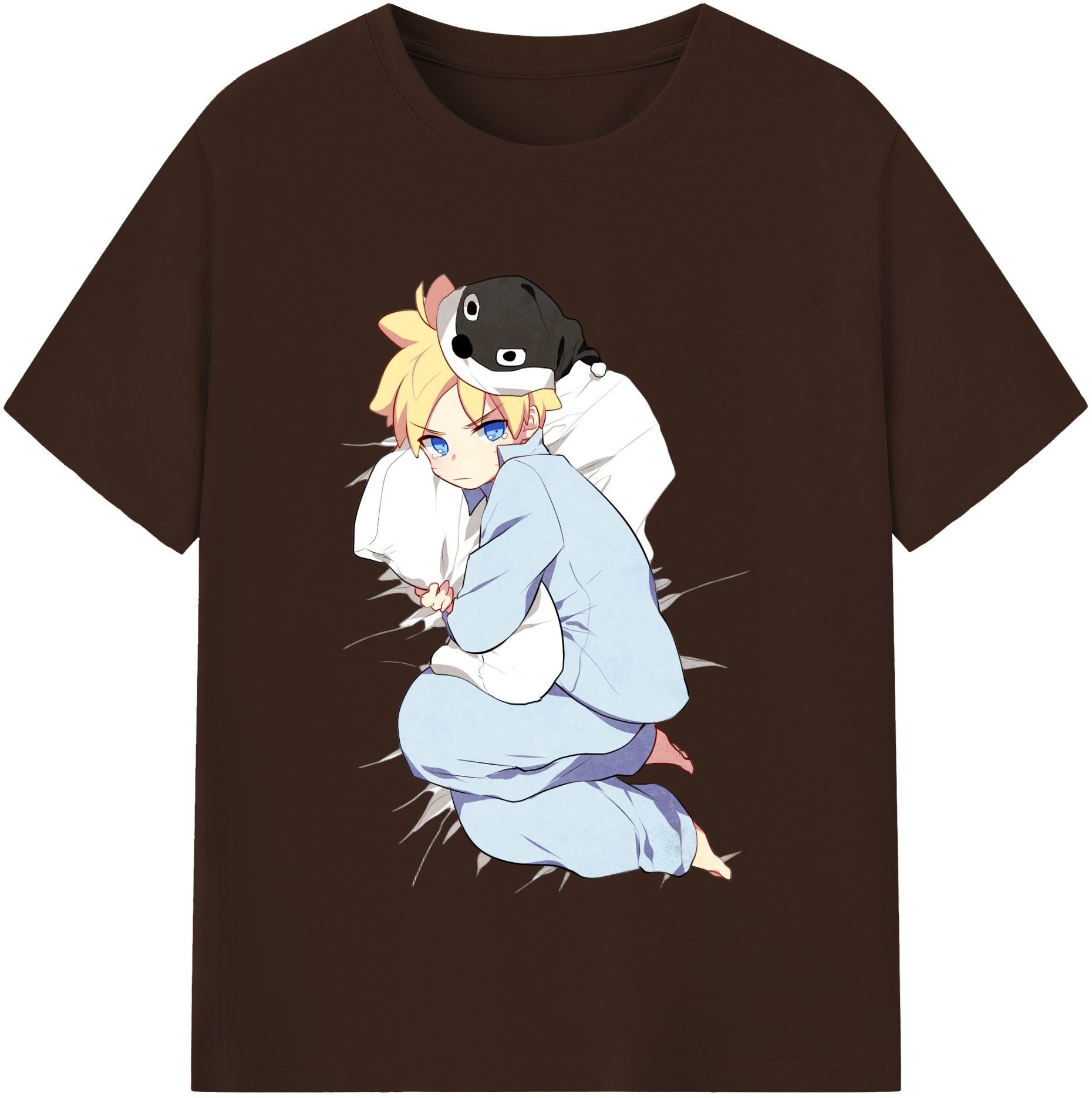 （画像用） NARUTO -ナルト- うずまき ナルト Uzumaki Naruto 綿100％半袖Tシャツ（フロントプリント）