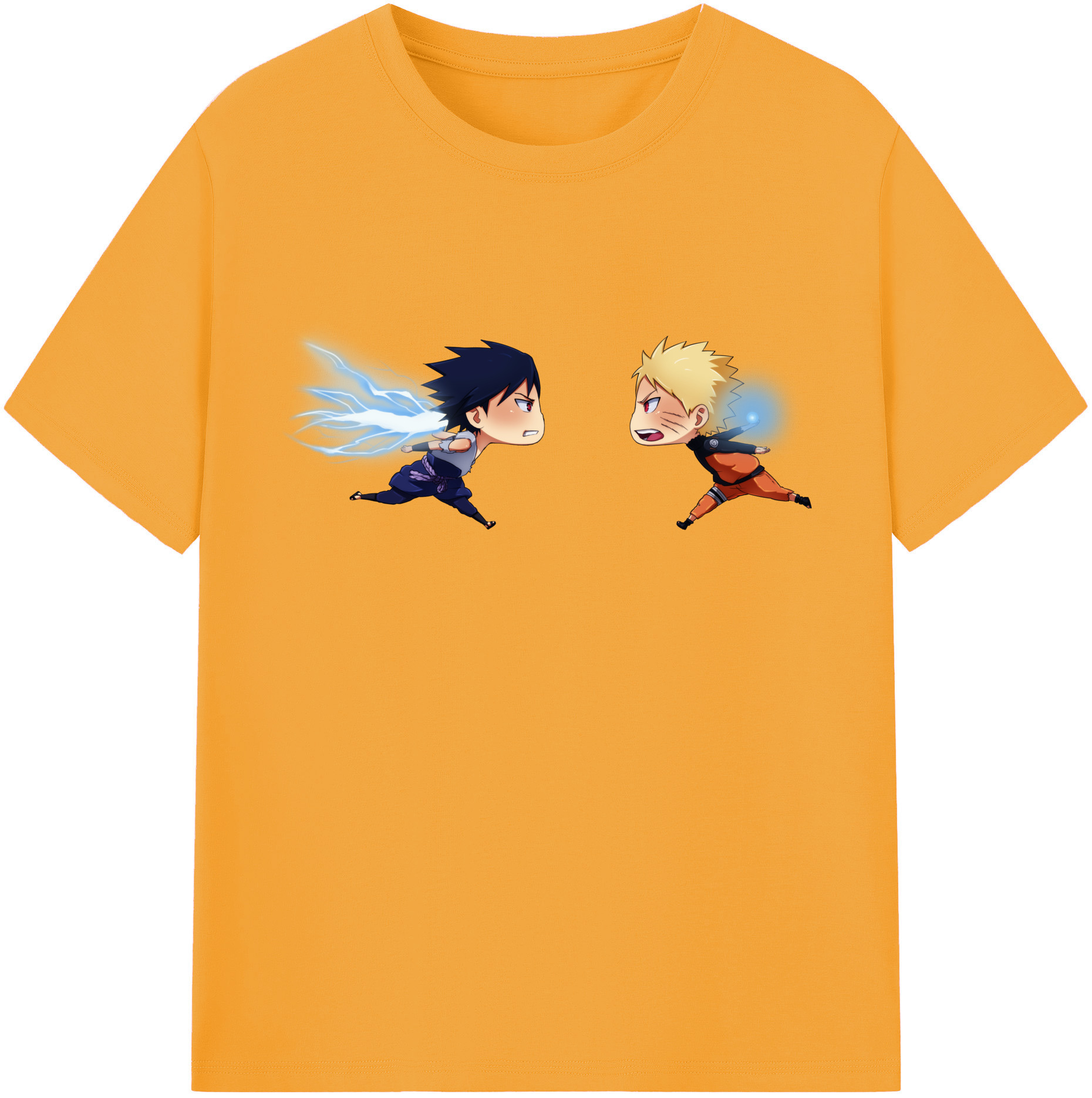 （画像用） NARUTO -ナルト- うずまき ナルト Uzumaki Naruto 綿100％半袖Tシャツ（フロントプリント）