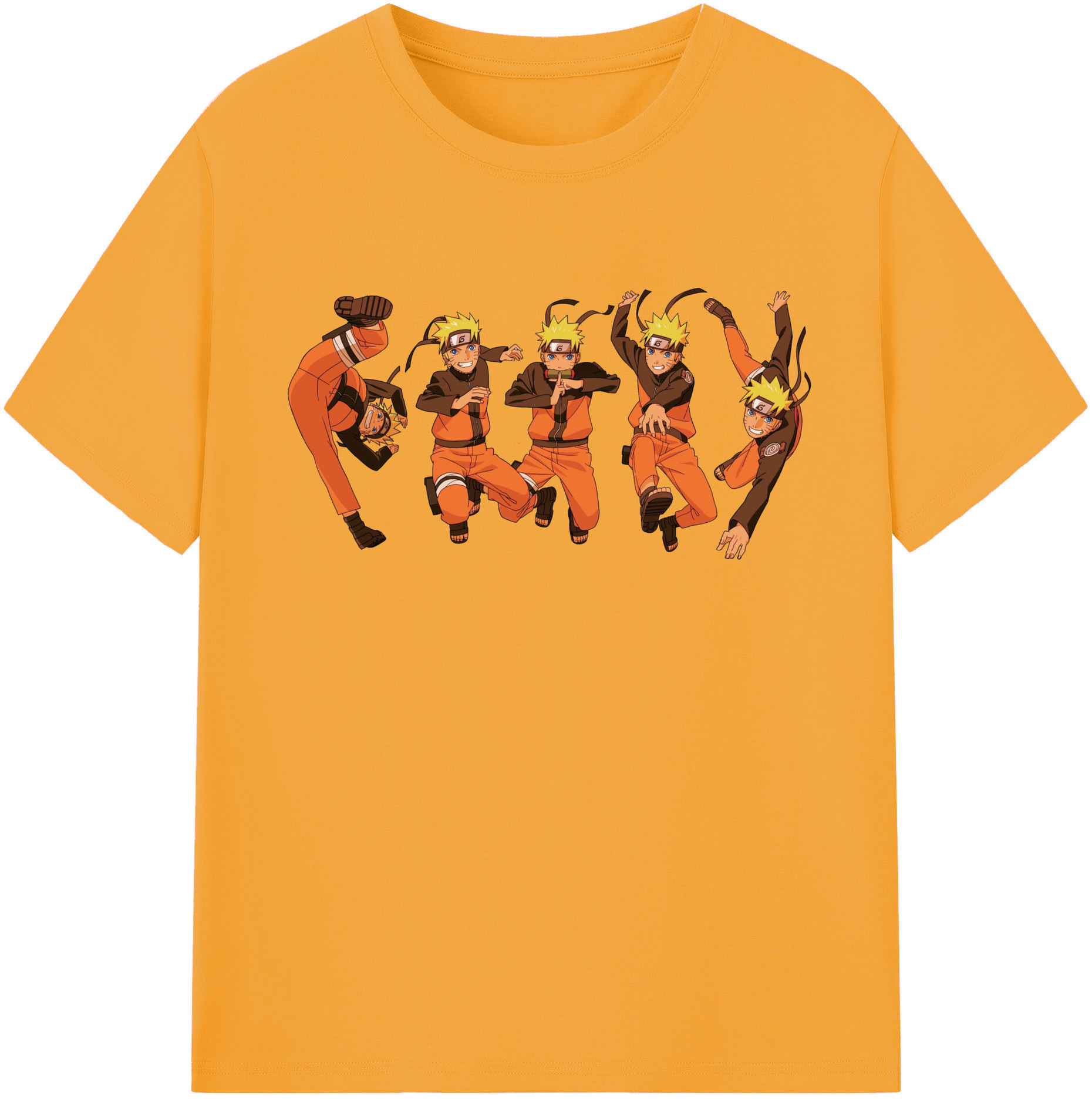 （画像用） NARUTO -ナルト- うずまき ナルト Uzumaki Naruto 綿100％半袖Tシャツ（フロントプリント）