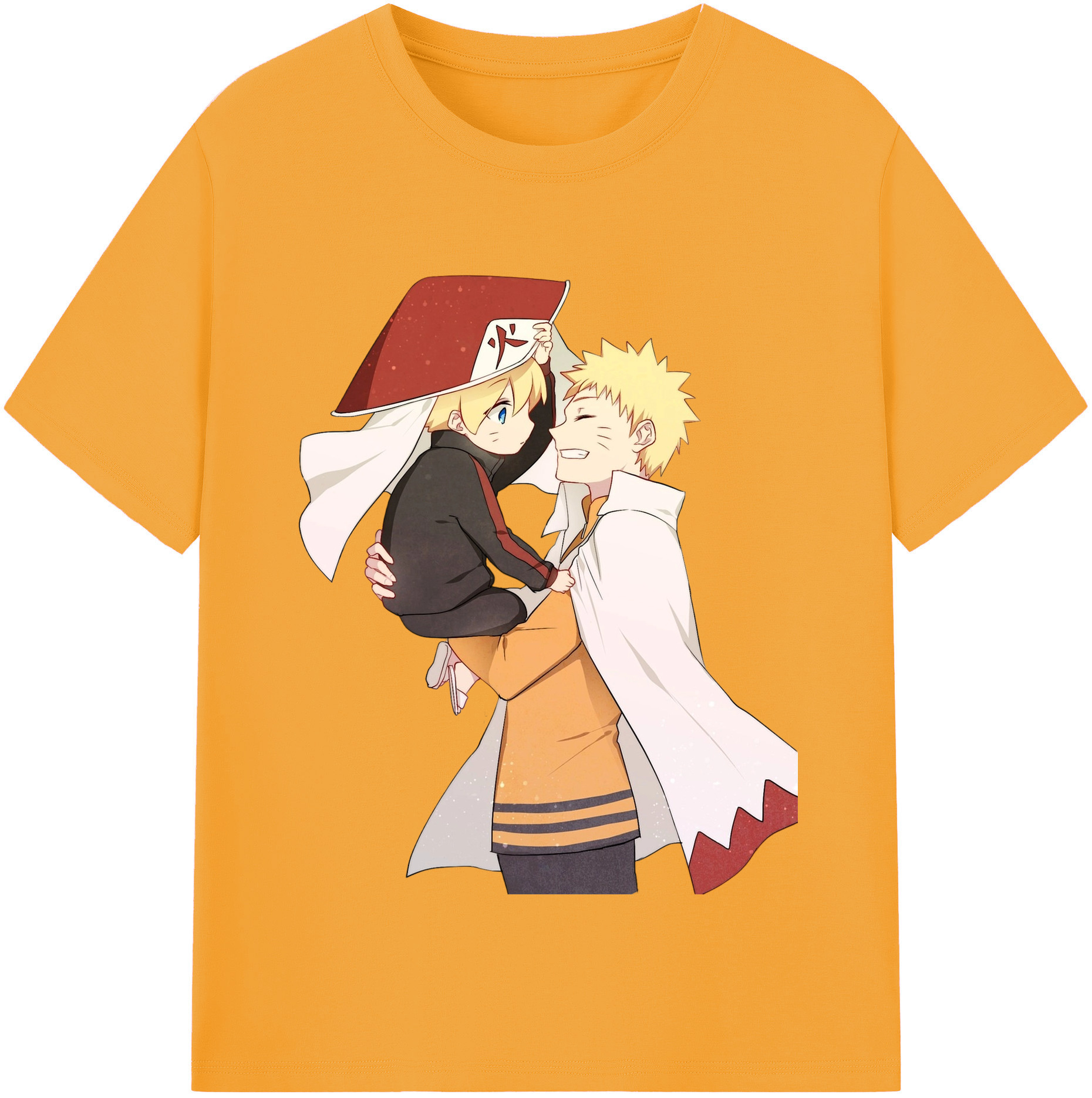 （画像用） NARUTO -ナルト- うずまき ナルト Uzumaki Naruto 綿100％半袖Tシャツ（フロントプリント）