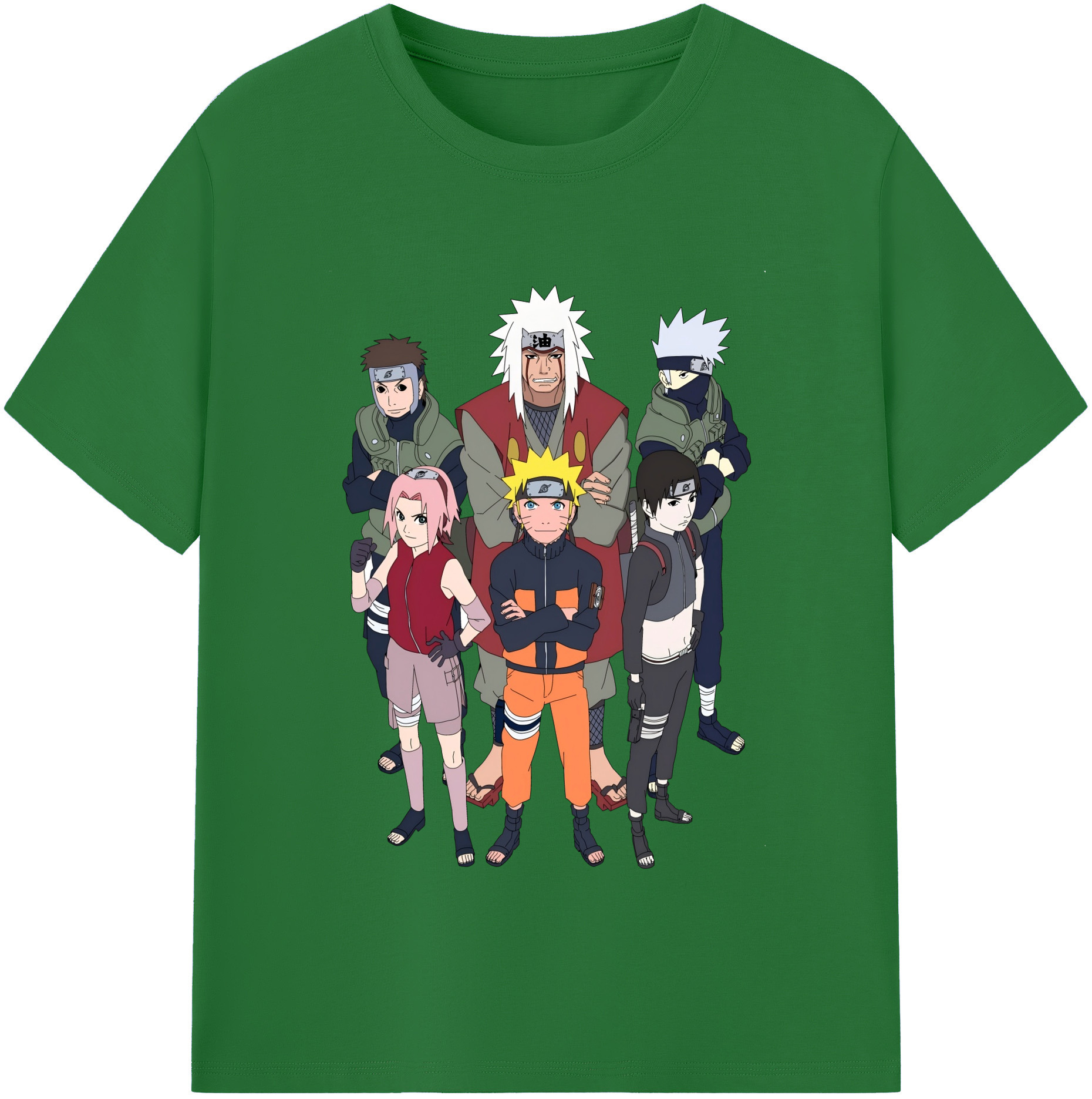 （画像用） NARUTO -ナルト- うずまき ナルト Uzumaki Naruto 綿100％半袖Tシャツ（フロントプリント）