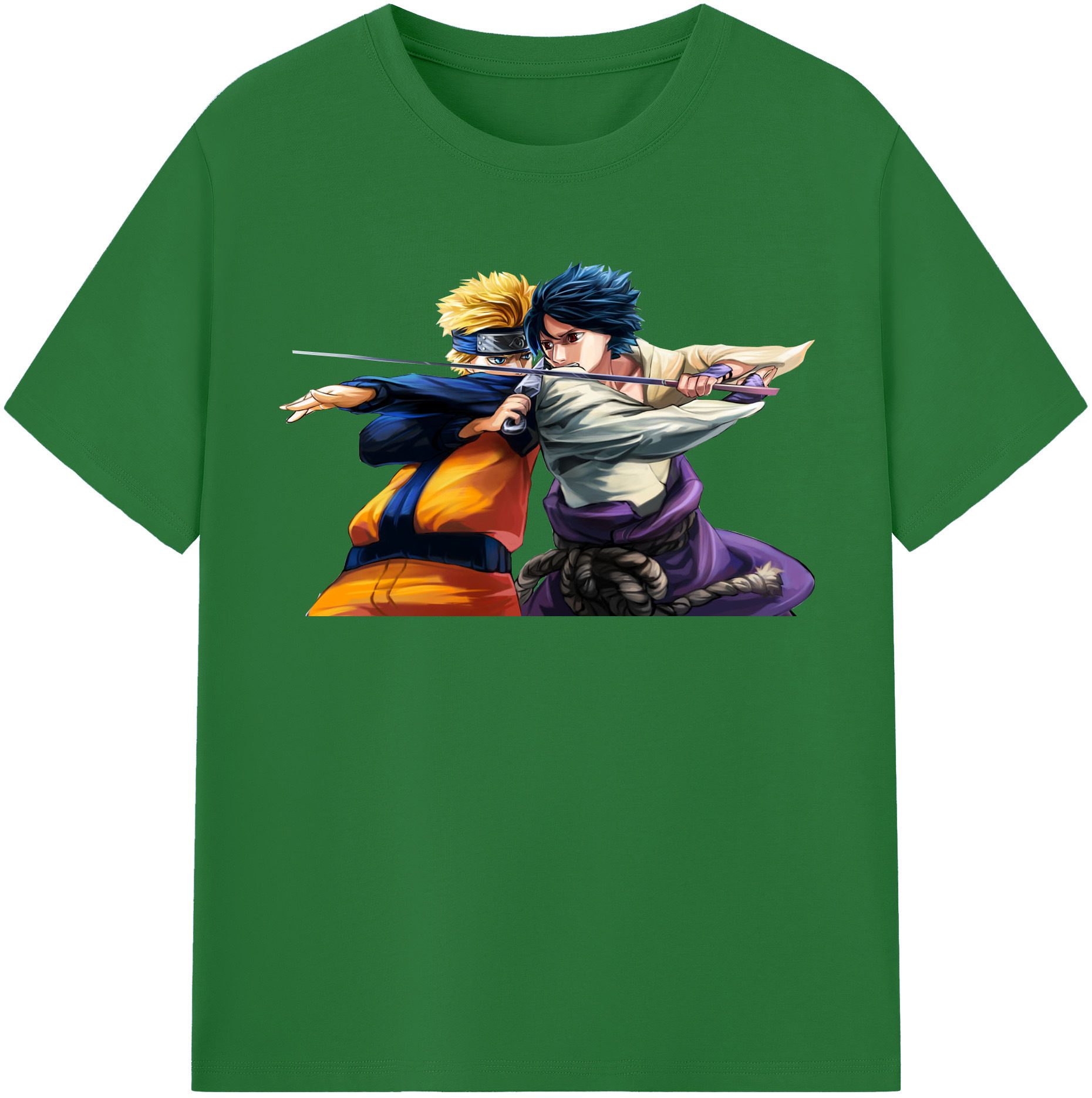 （画像用） NARUTO -ナルト- うずまき ナルト Uzumaki Naruto 綿100％半袖Tシャツ（フロントプリント）
