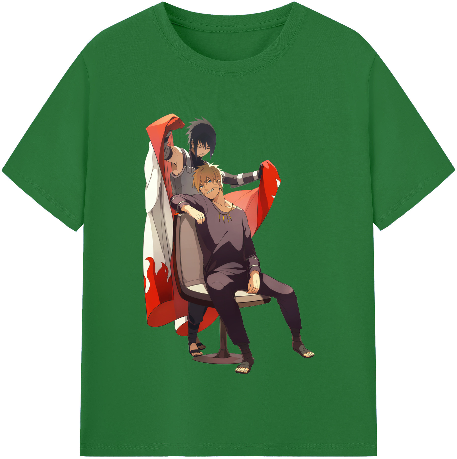 （画像用） NARUTO -ナルト- うずまき ナルト Uzumaki Naruto 綿100％半袖Tシャツ（フロントプリント）