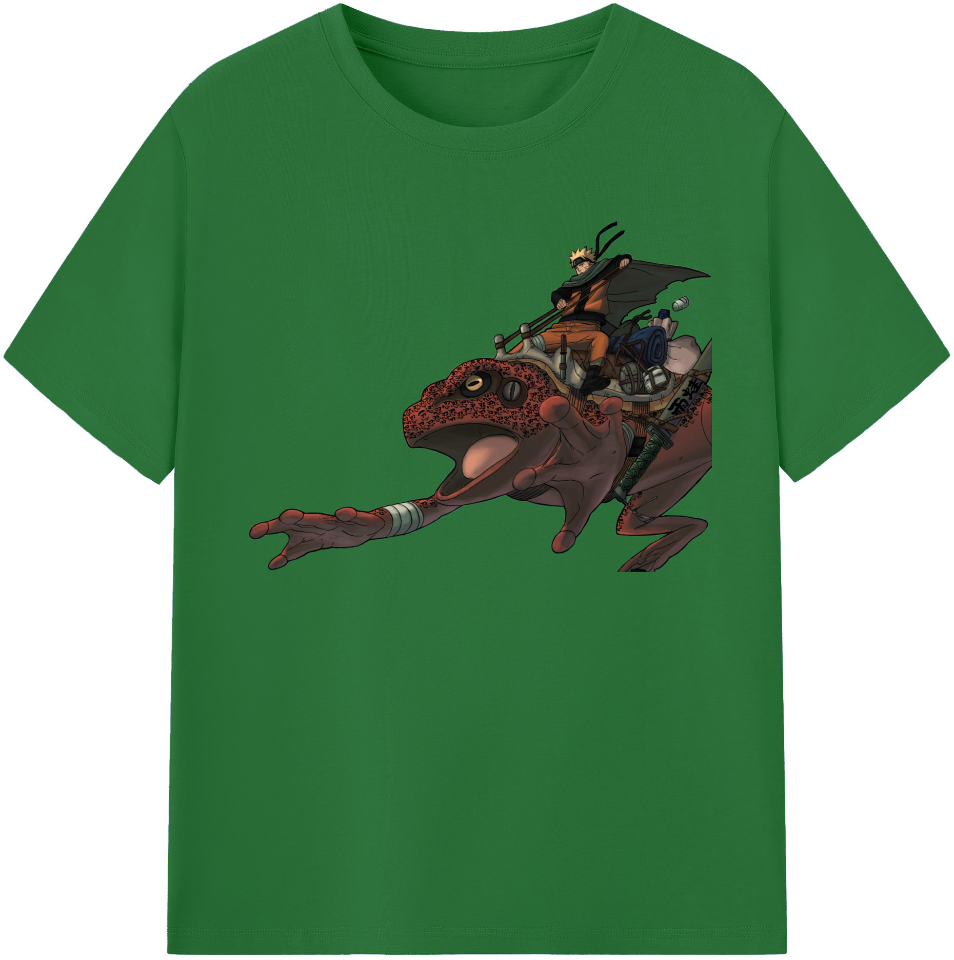 （画像用） NARUTO -ナルト- うずまき ナルト Uzumaki Naruto 綿100％半袖Tシャツ（フロントプリント）