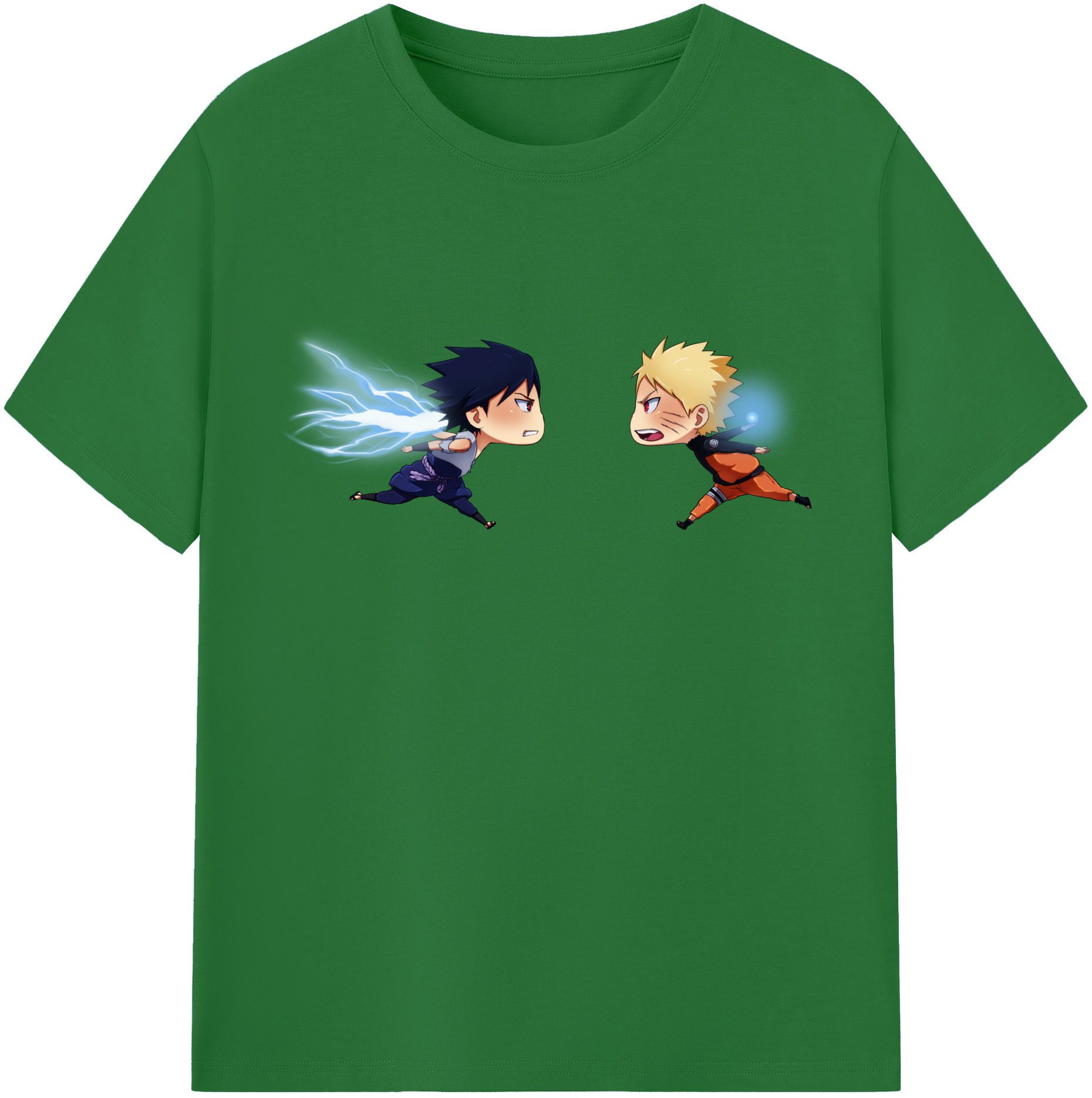 （画像用） NARUTO -ナルト- うずまき ナルト Uzumaki Naruto 綿100％半袖Tシャツ（フロントプリント）