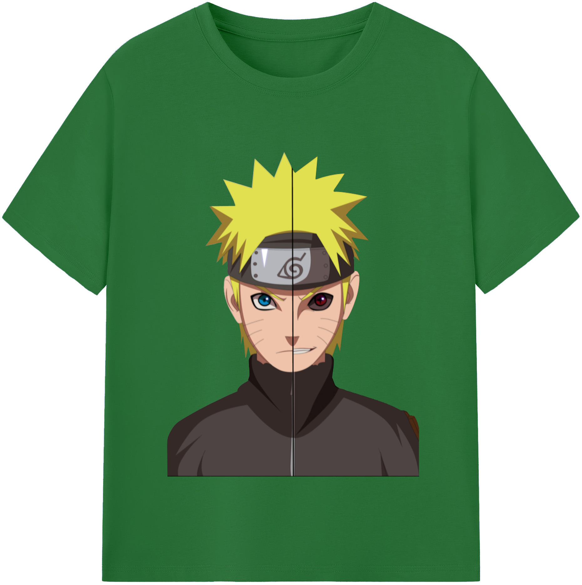 （画像用） NARUTO -ナルト- うずまき ナルト Uzumaki Naruto 綿100％半袖Tシャツ（フロントプリント）