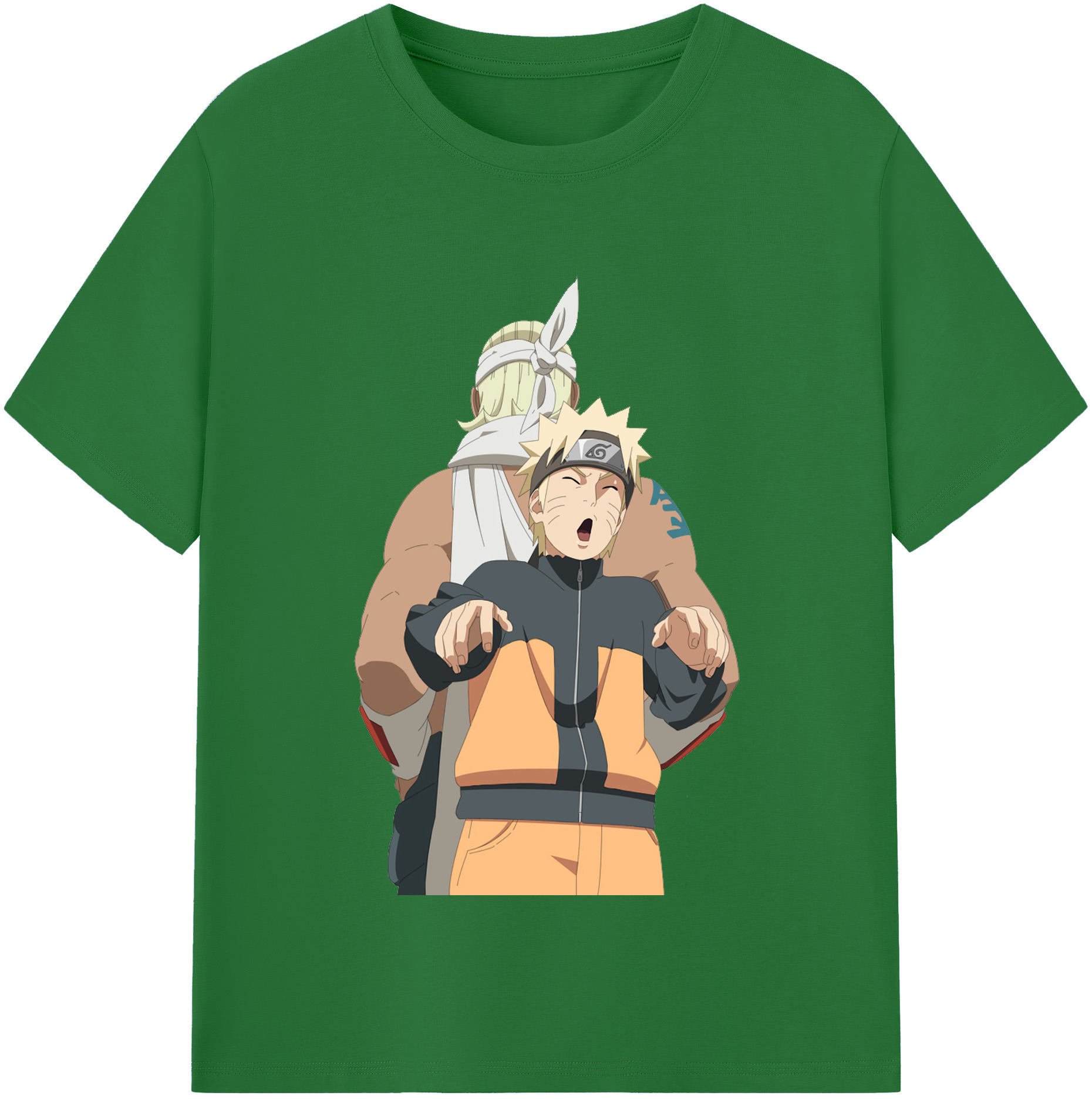 （画像用） NARUTO -ナルト- うずまき ナルト Uzumaki Naruto 綿100％半袖Tシャツ（フロントプリント）
