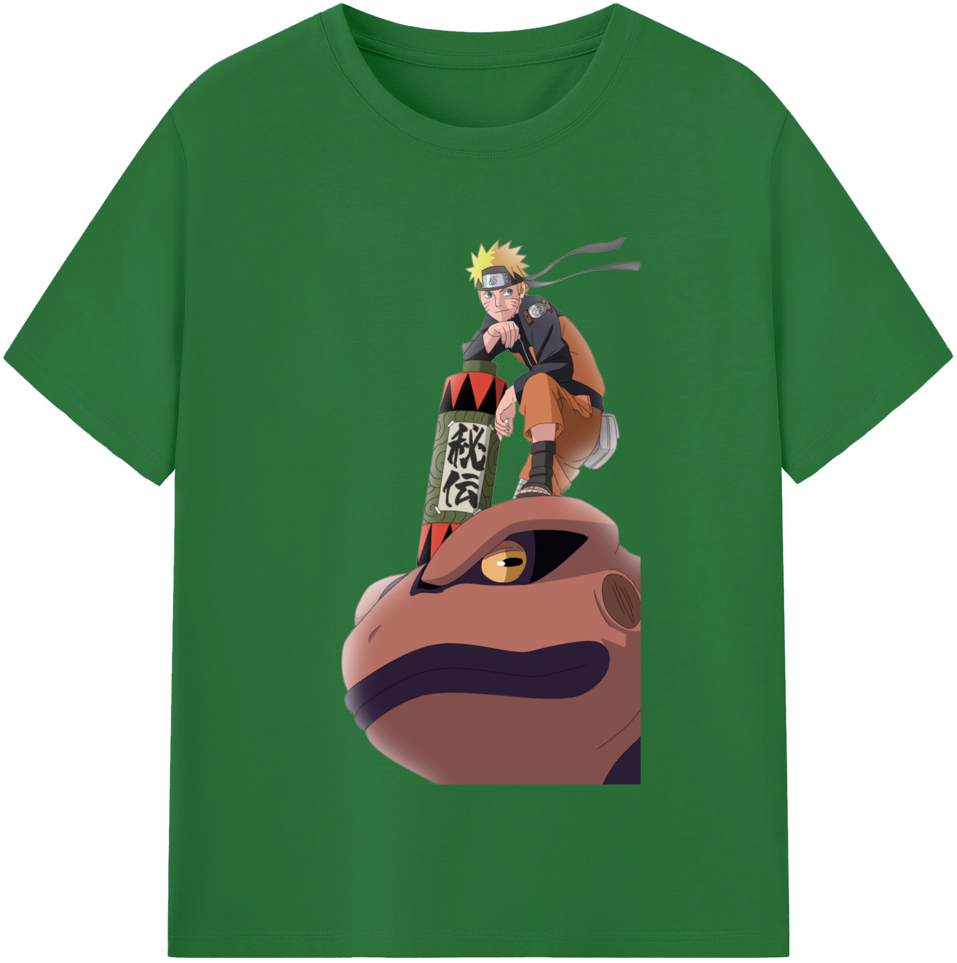 （画像用） NARUTO -ナルト- うずまき ナルト Uzumaki Naruto 綿100％半袖Tシャツ（フロントプリント）