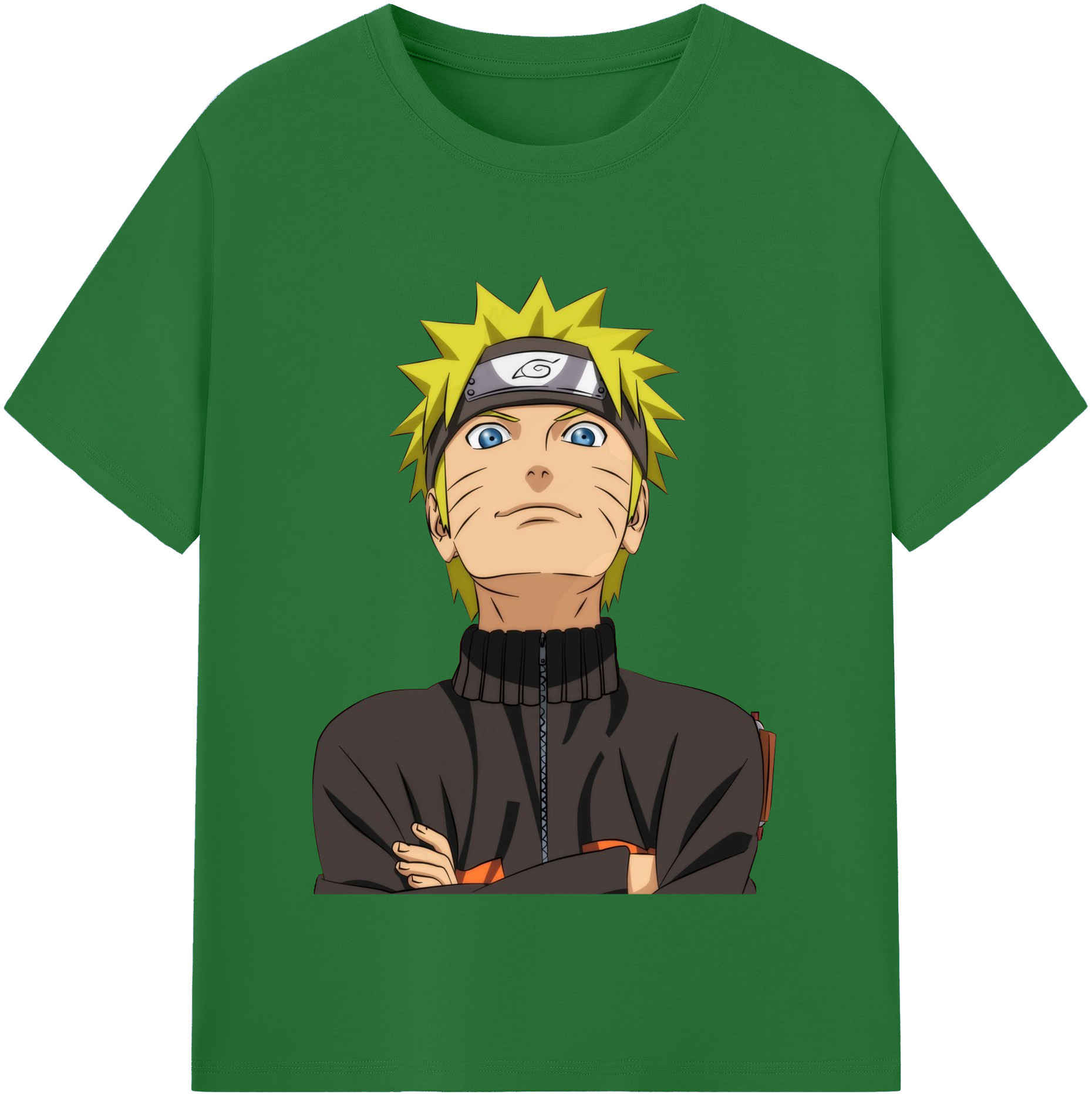 （画像用） NARUTO -ナルト- うずまき ナルト Uzumaki Naruto 綿100％半袖Tシャツ（フロントプリント）