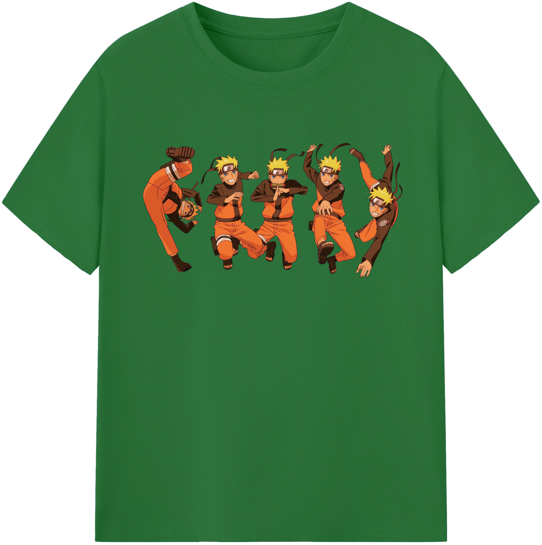 （画像用） NARUTO -ナルト- うずまき ナルト Uzumaki Naruto 綿100％半袖Tシャツ（フロントプリント）
