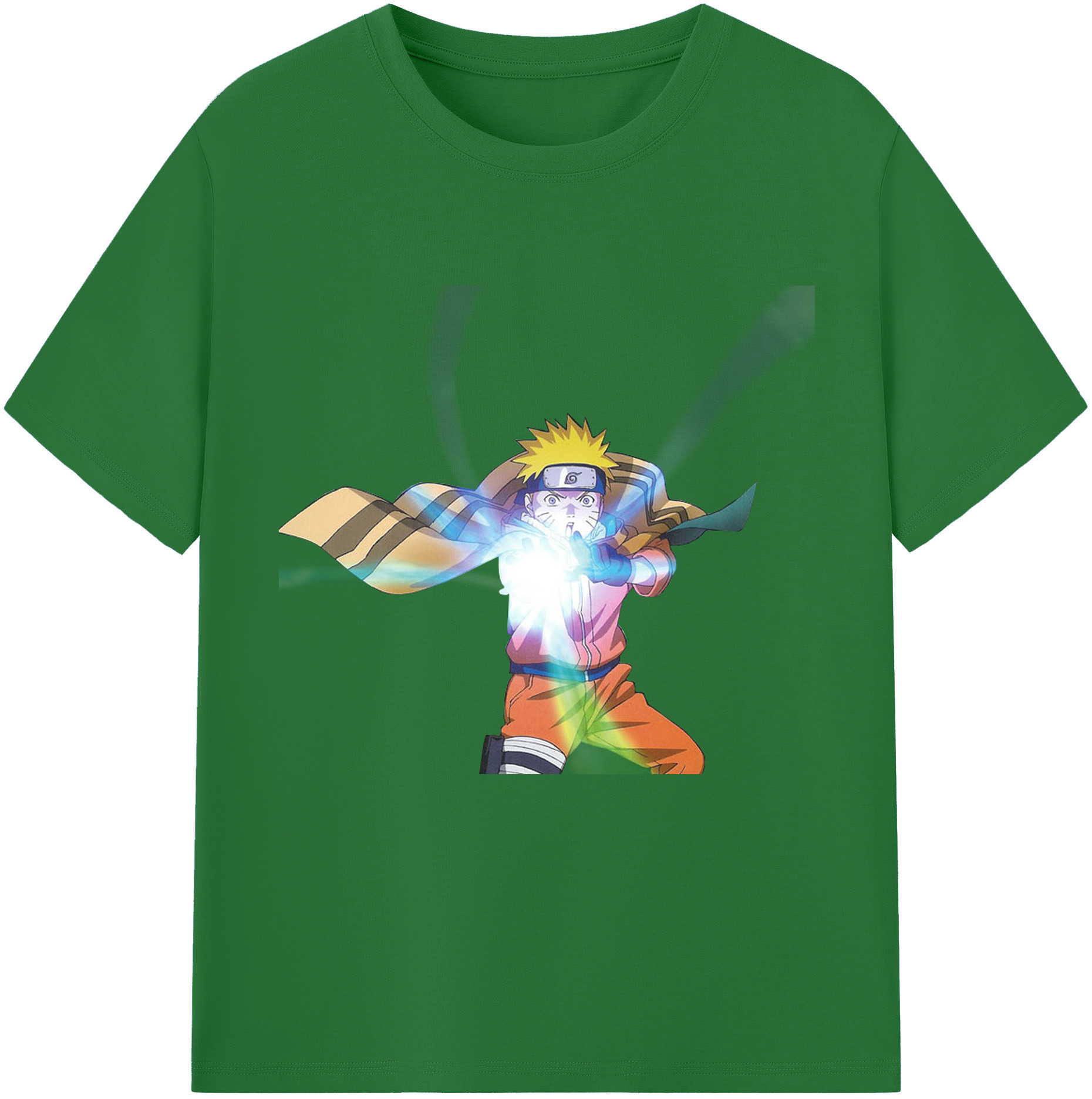 （画像用） NARUTO -ナルト- うずまき ナルト Uzumaki Naruto 綿100％半袖Tシャツ（フロントプリント）
