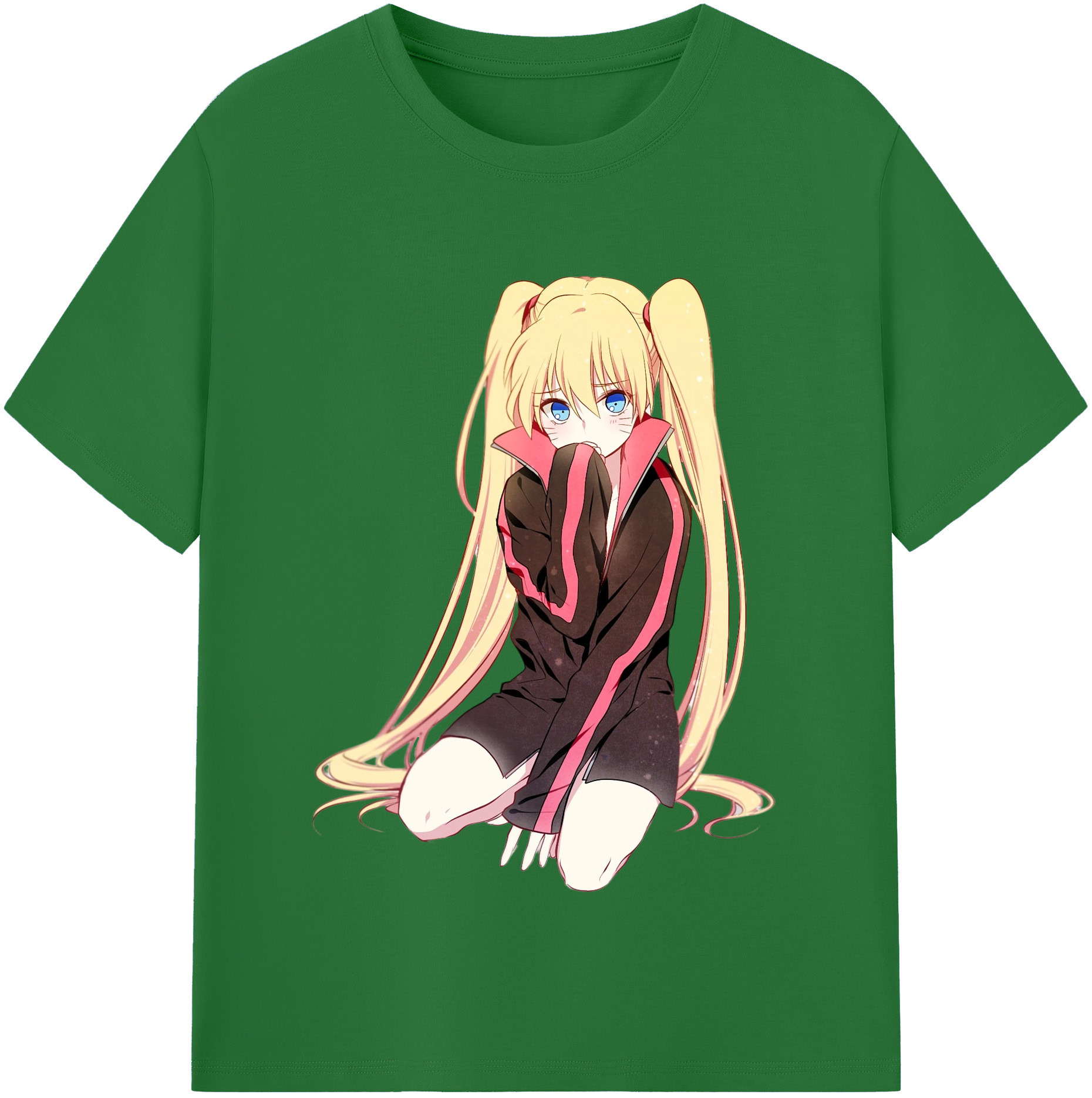（画像用） NARUTO -ナルト- うずまき ナルト Uzumaki Naruto 綿100％半袖Tシャツ（フロントプリント）