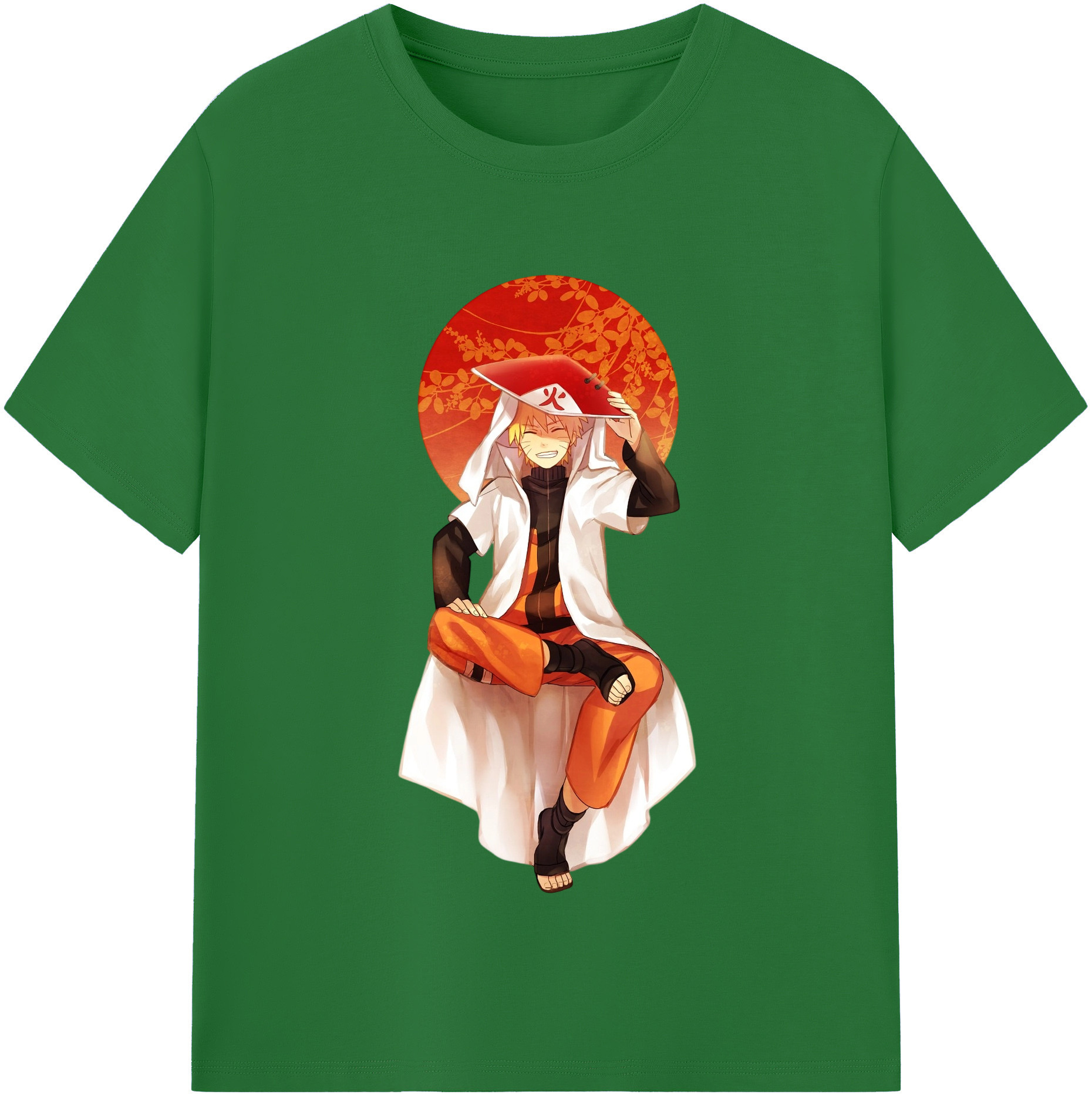 （画像用） NARUTO -ナルト- うずまき ナルト Uzumaki Naruto 綿100％半袖Tシャツ（フロントプリント）