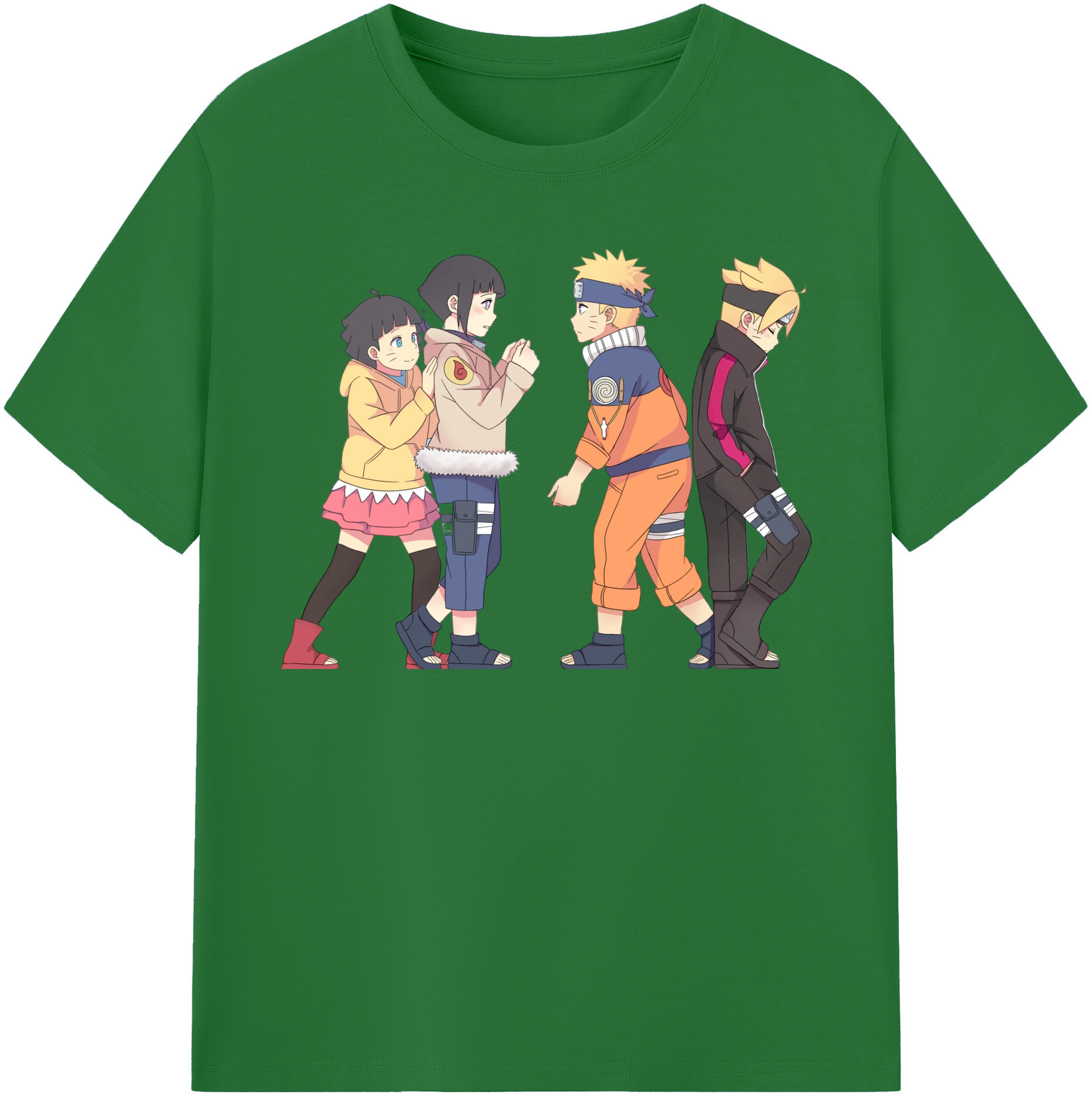 （画像用） NARUTO -ナルト- うずまき ナルト Uzumaki Naruto 綿100％半袖Tシャツ（フロントプリント）