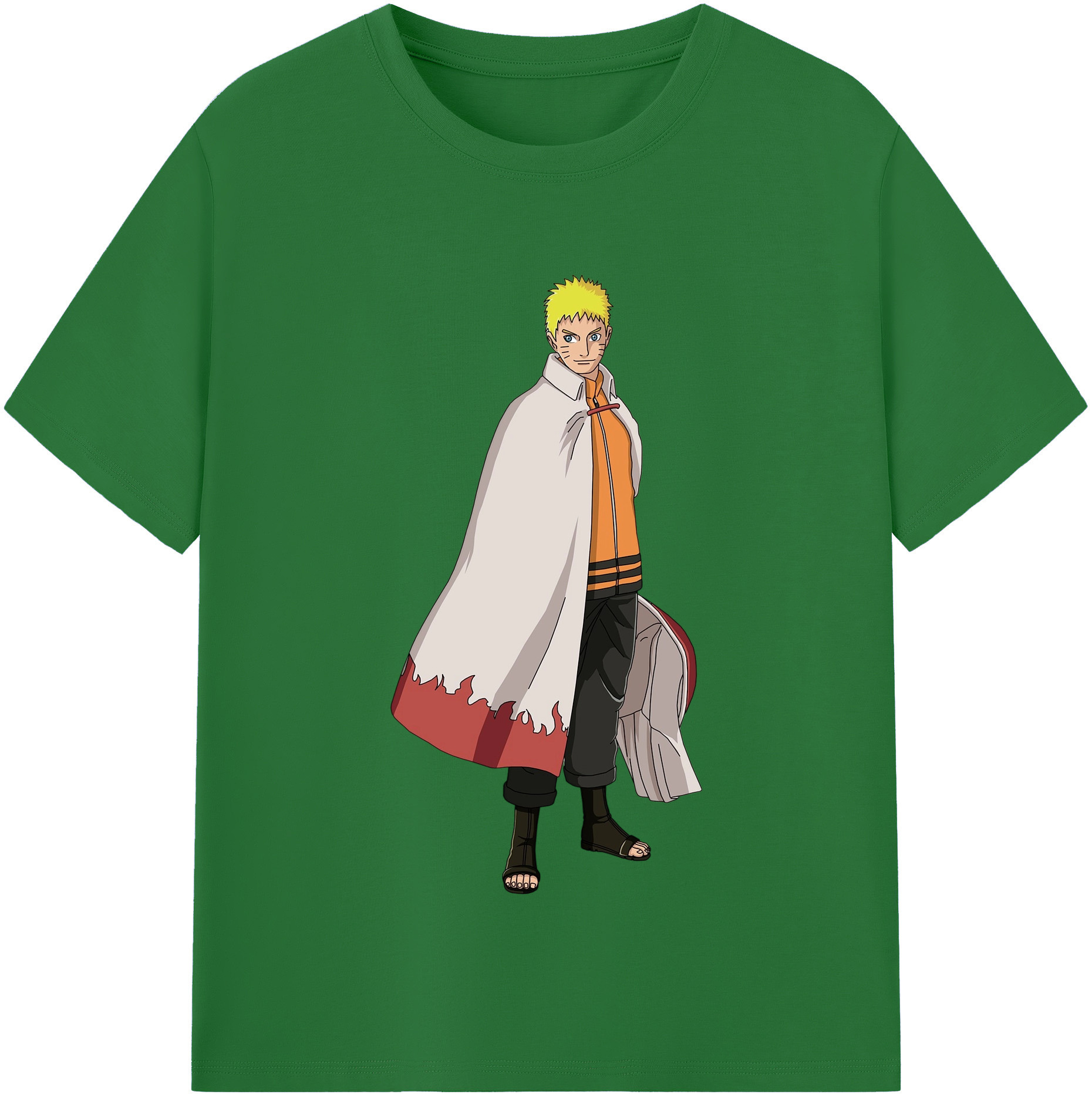 （画像用） NARUTO -ナルト- うずまき ナルト Uzumaki Naruto 綿100％半袖Tシャツ（フロントプリント）